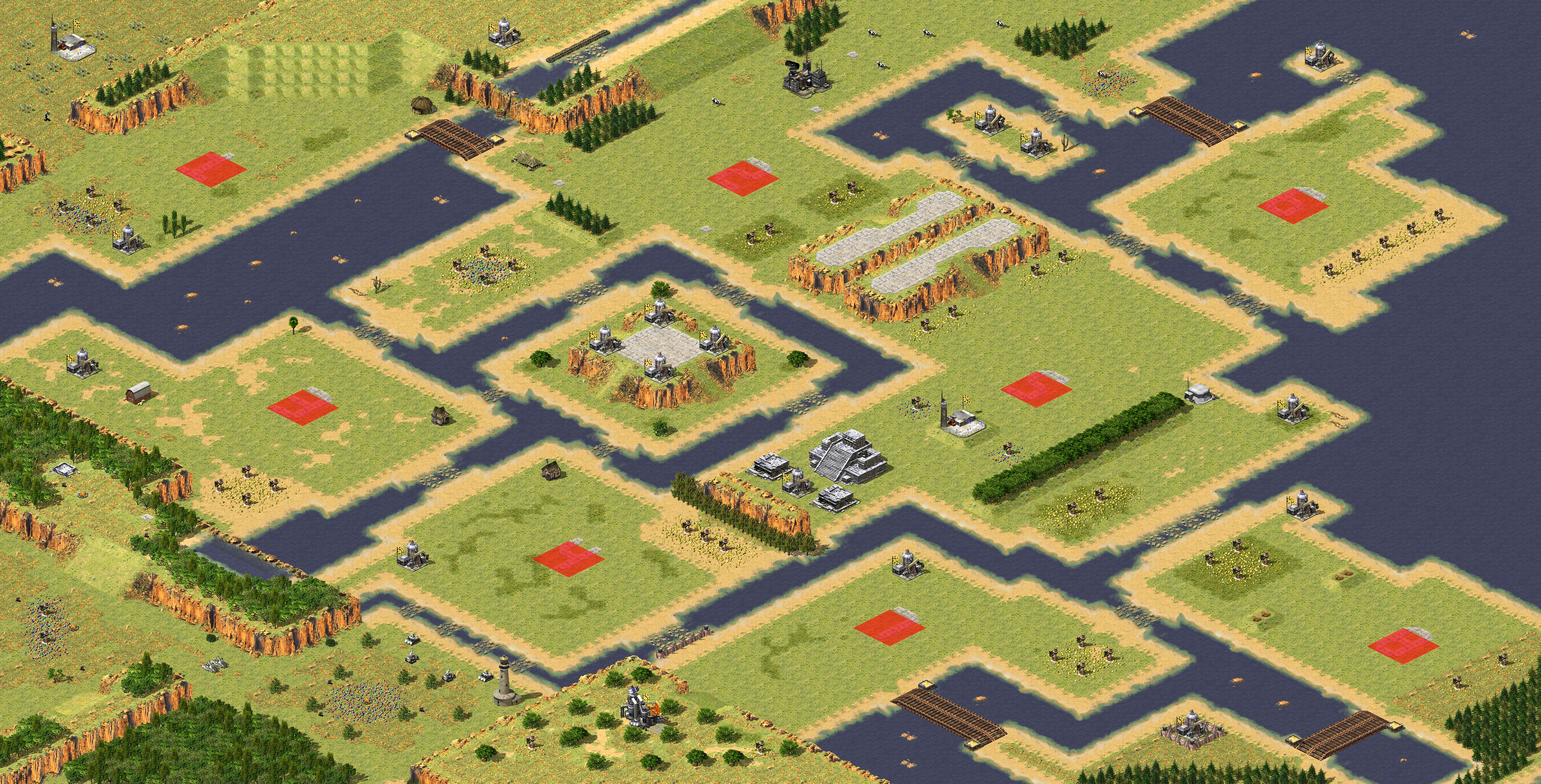 Rendered map: Simple Warlords Clash II