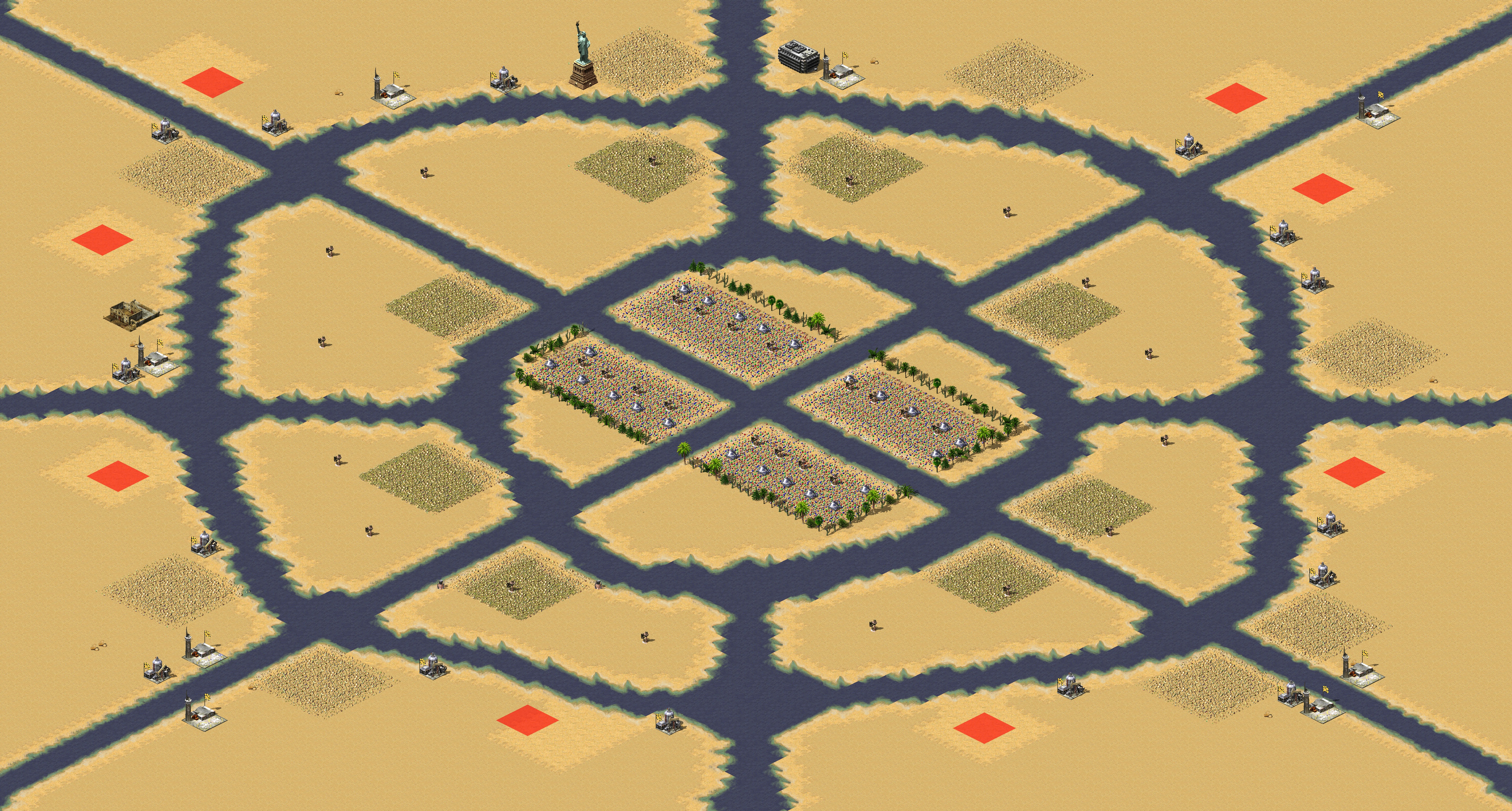 Rendered map: Sand Wheel