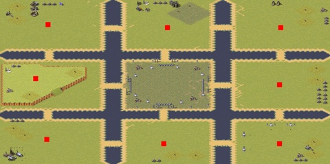 Rendered preview of Nine Grid - Large Patch