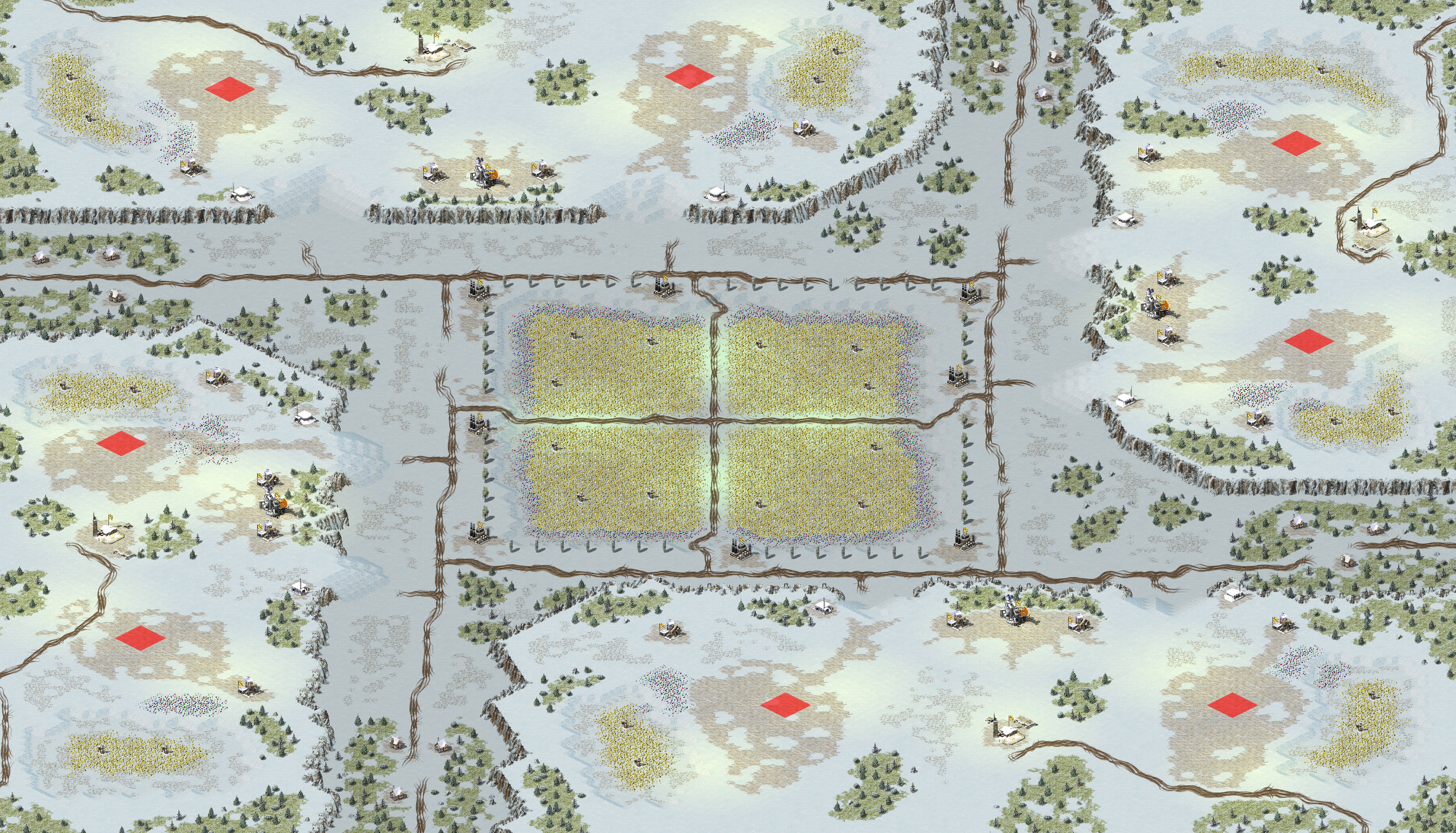 Rendered map: [8] Yellow Snow Gardens - Final