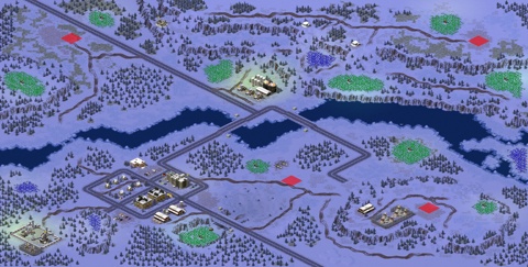 Rendered preview of [YR] Soviet Campaign - Map 3