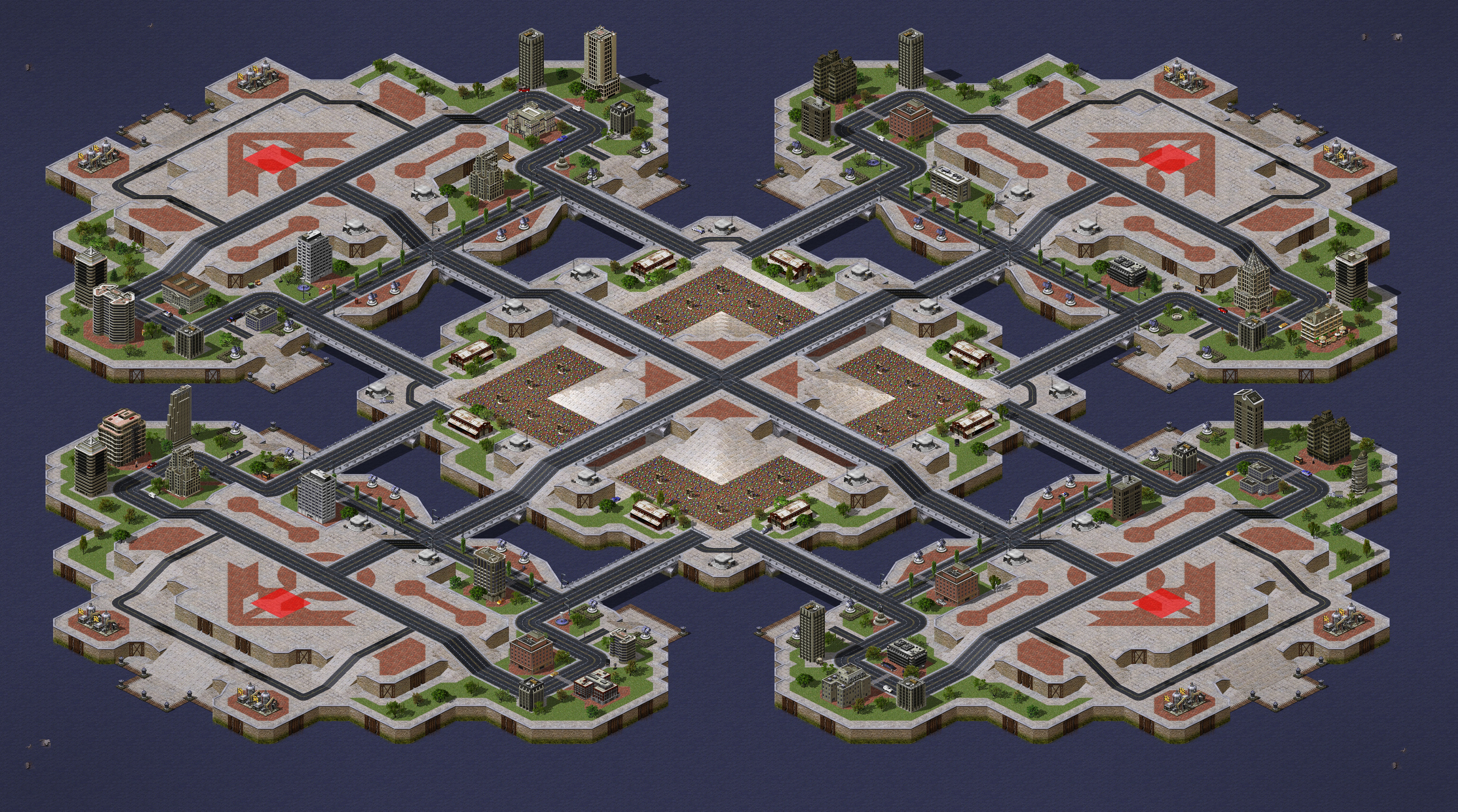 Rendered map: Collision Course