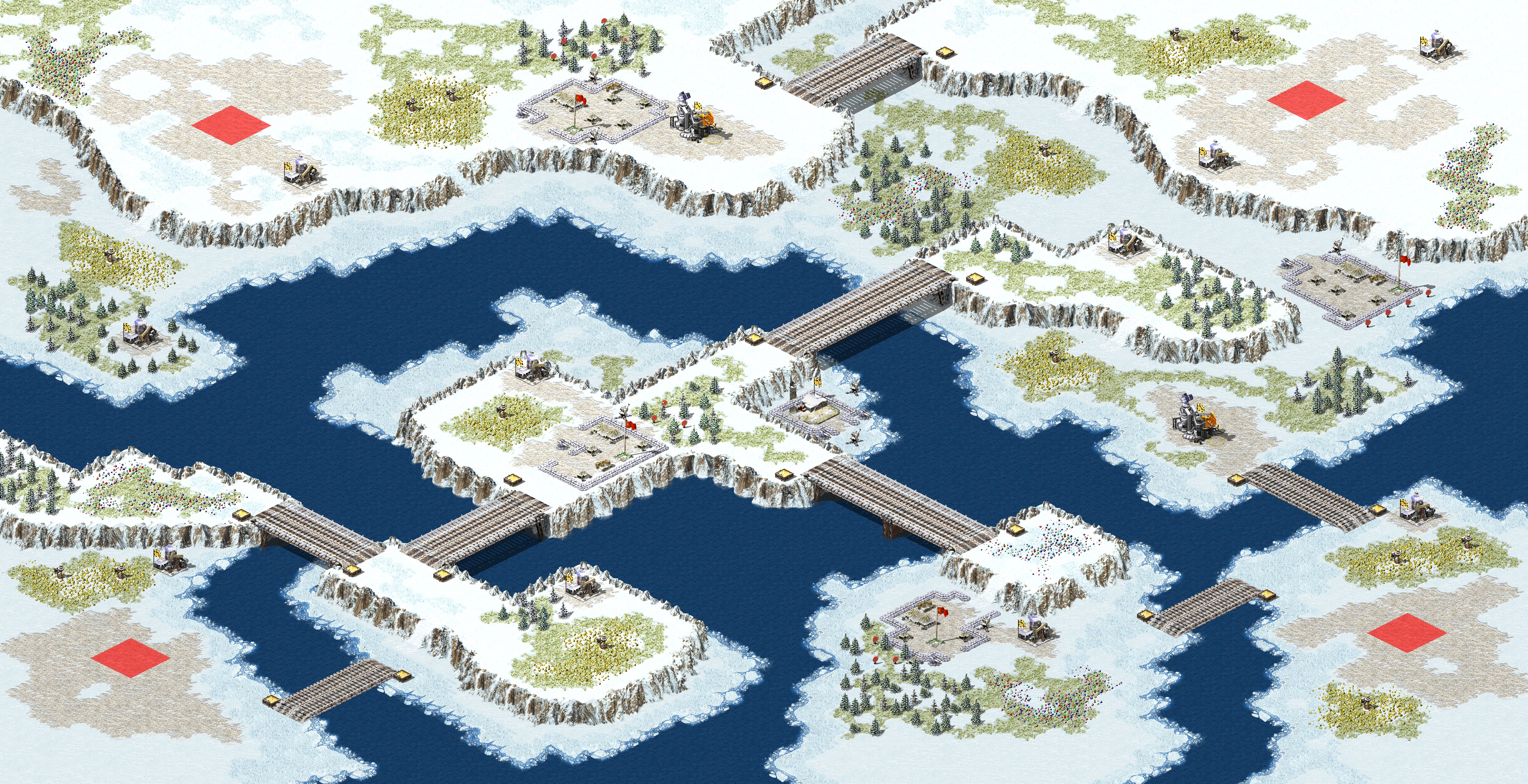 Rendered map: Training Map II
