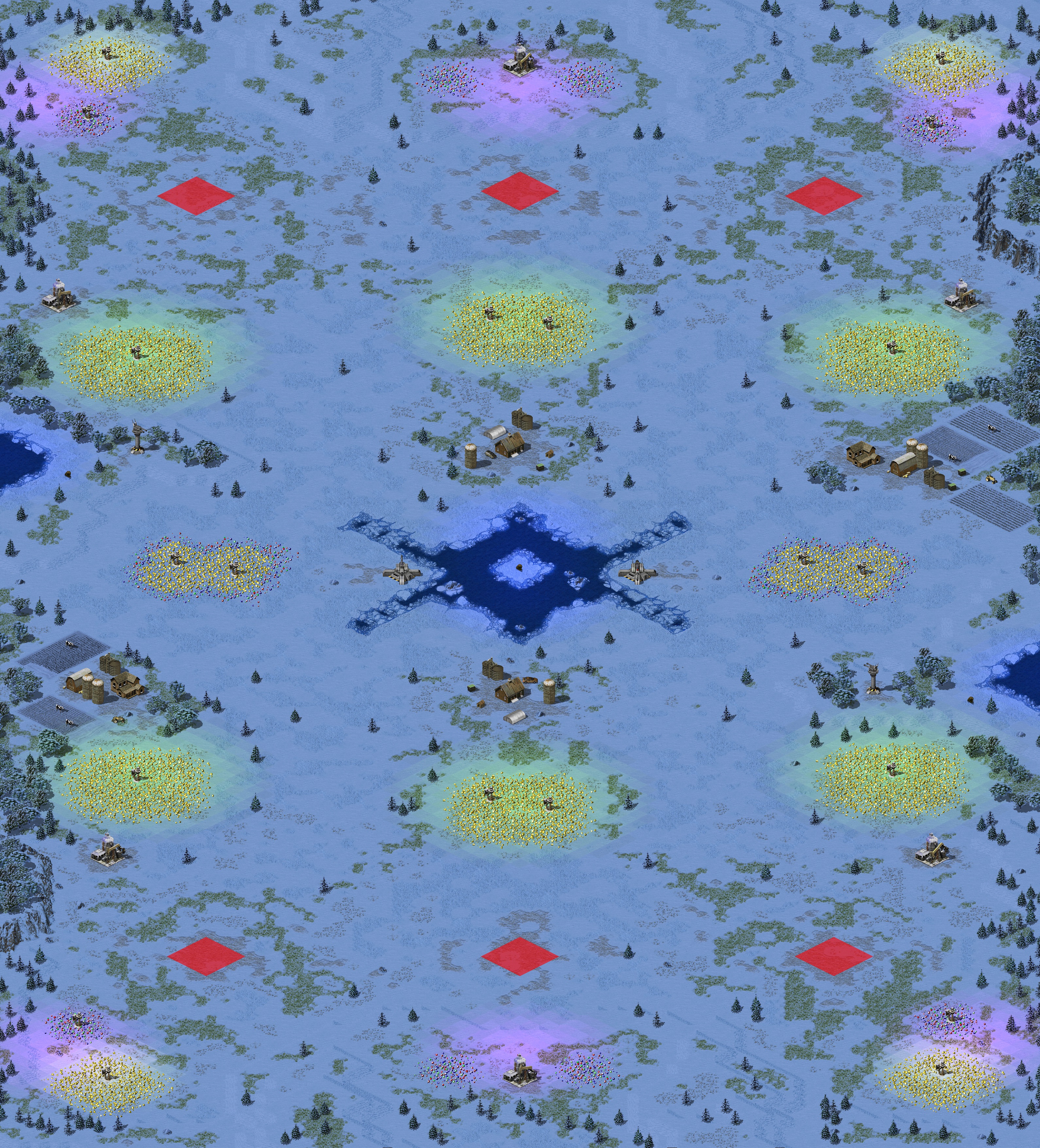 Rendered map: Avalanche
