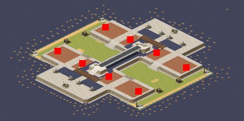 Rendered preview of Twin Pool Plateau A (4v4)