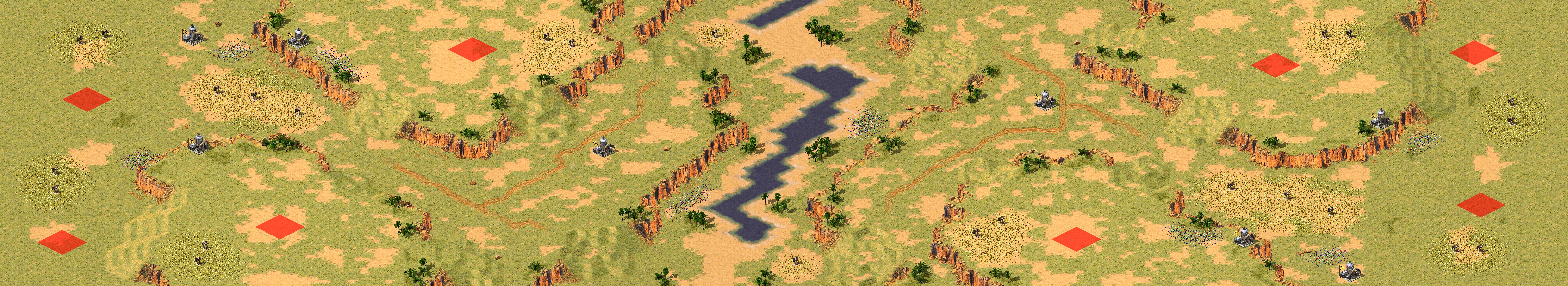 Rendered map: [8] Death Valley Girl 4v4