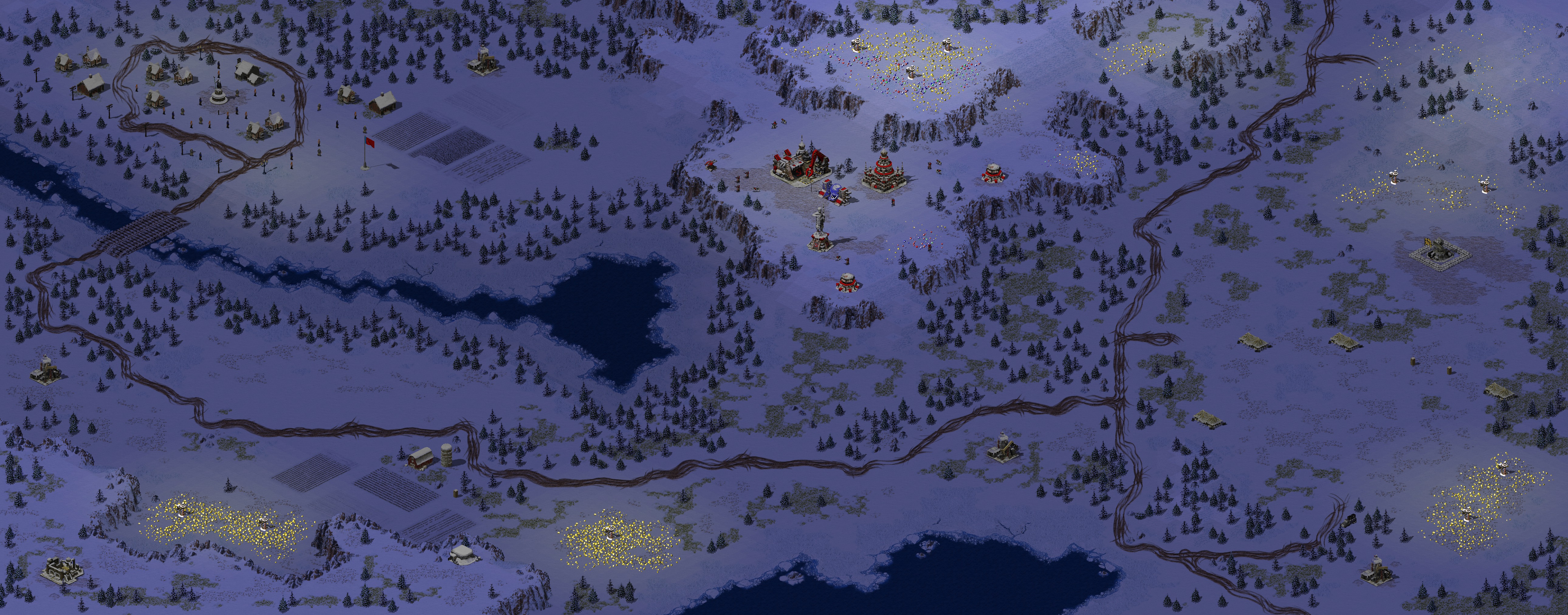 Rendered map: Soviet Mission 7: Chrono Defense