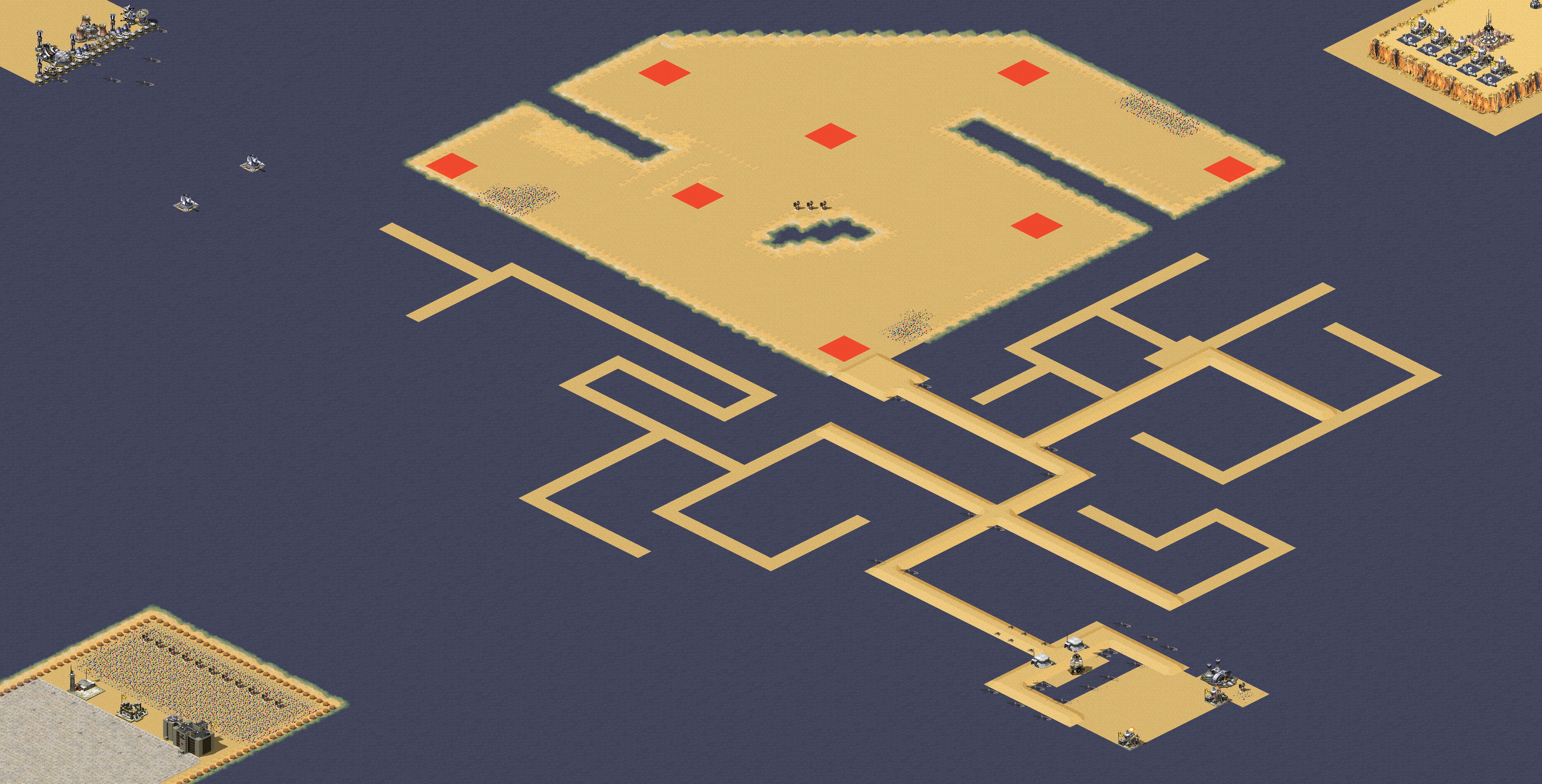 Rendered map: Rich and Poor One Thought Away