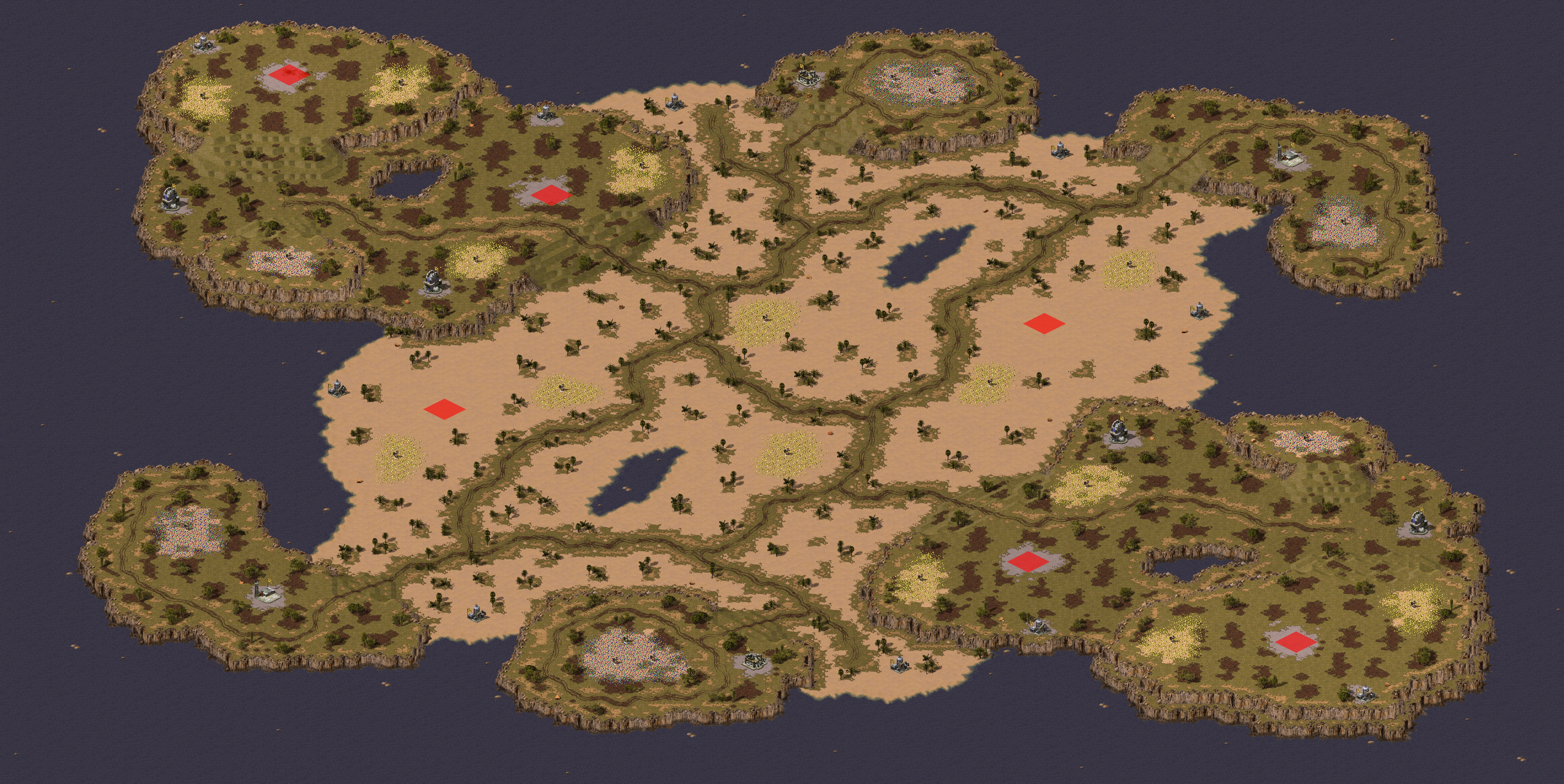 Rendered map: Haven Carnage (2-6)