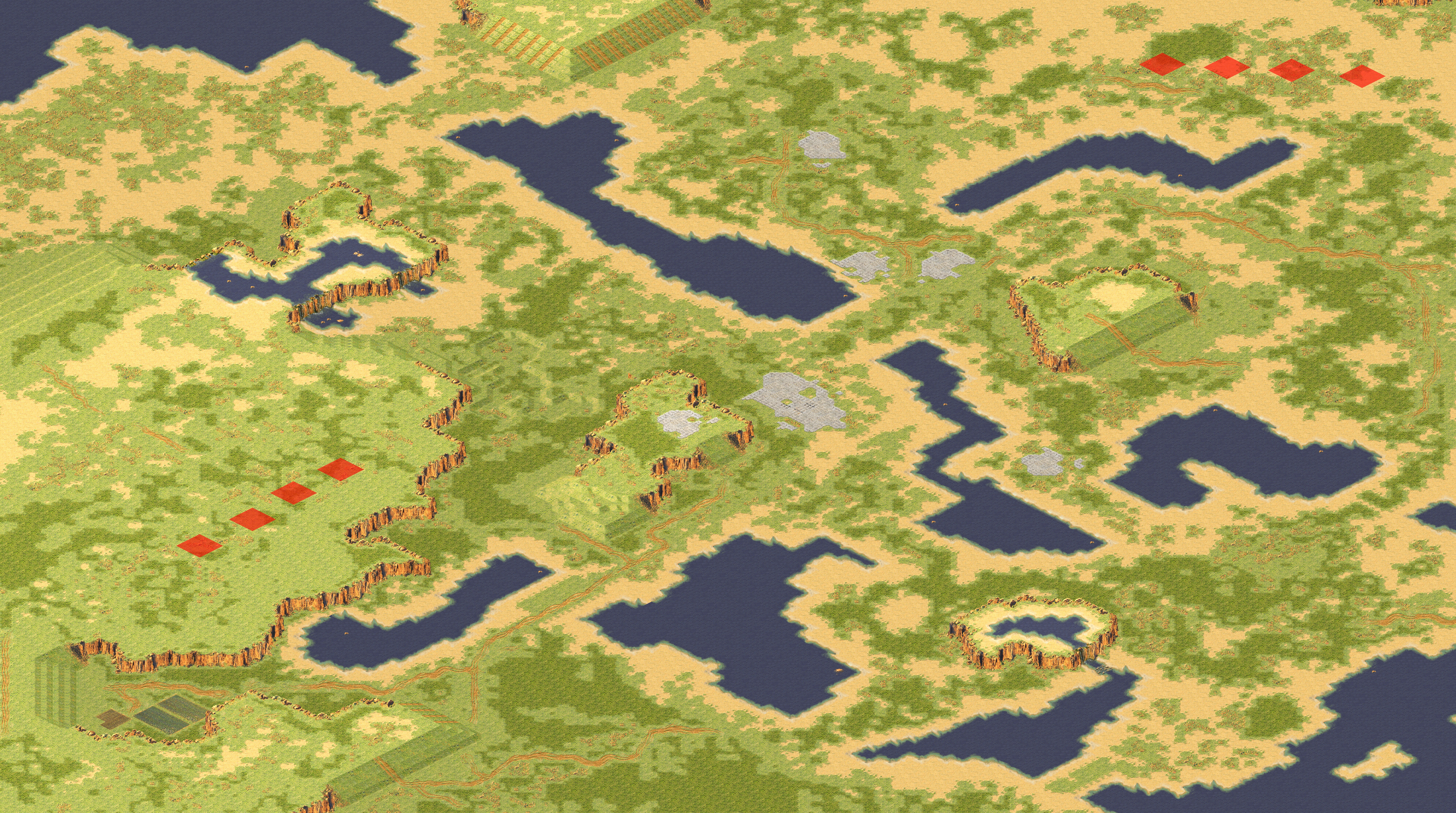 Rendered map: Tank Battle 4v4 Country Pick