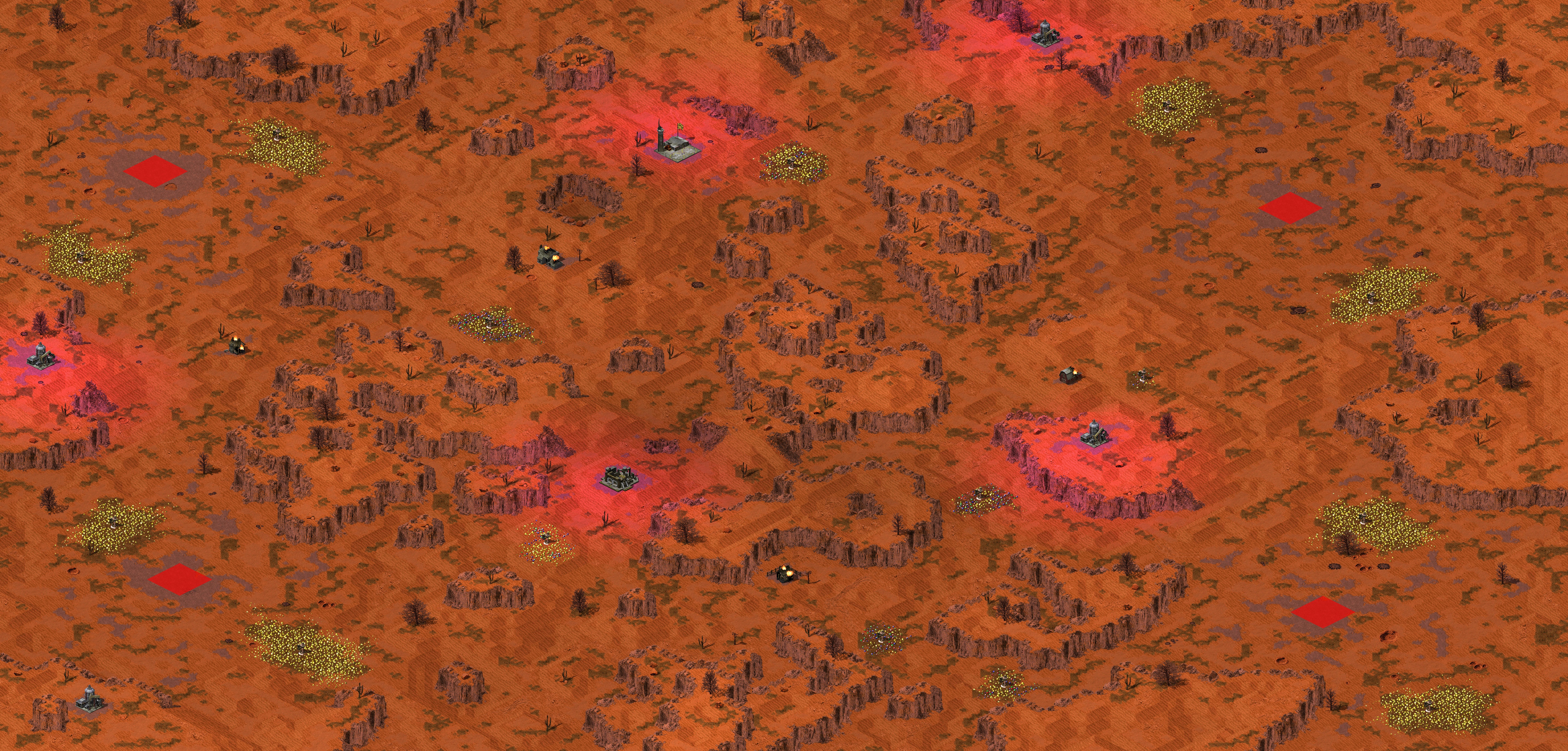 Rendered map: Cracked Desertification (4)