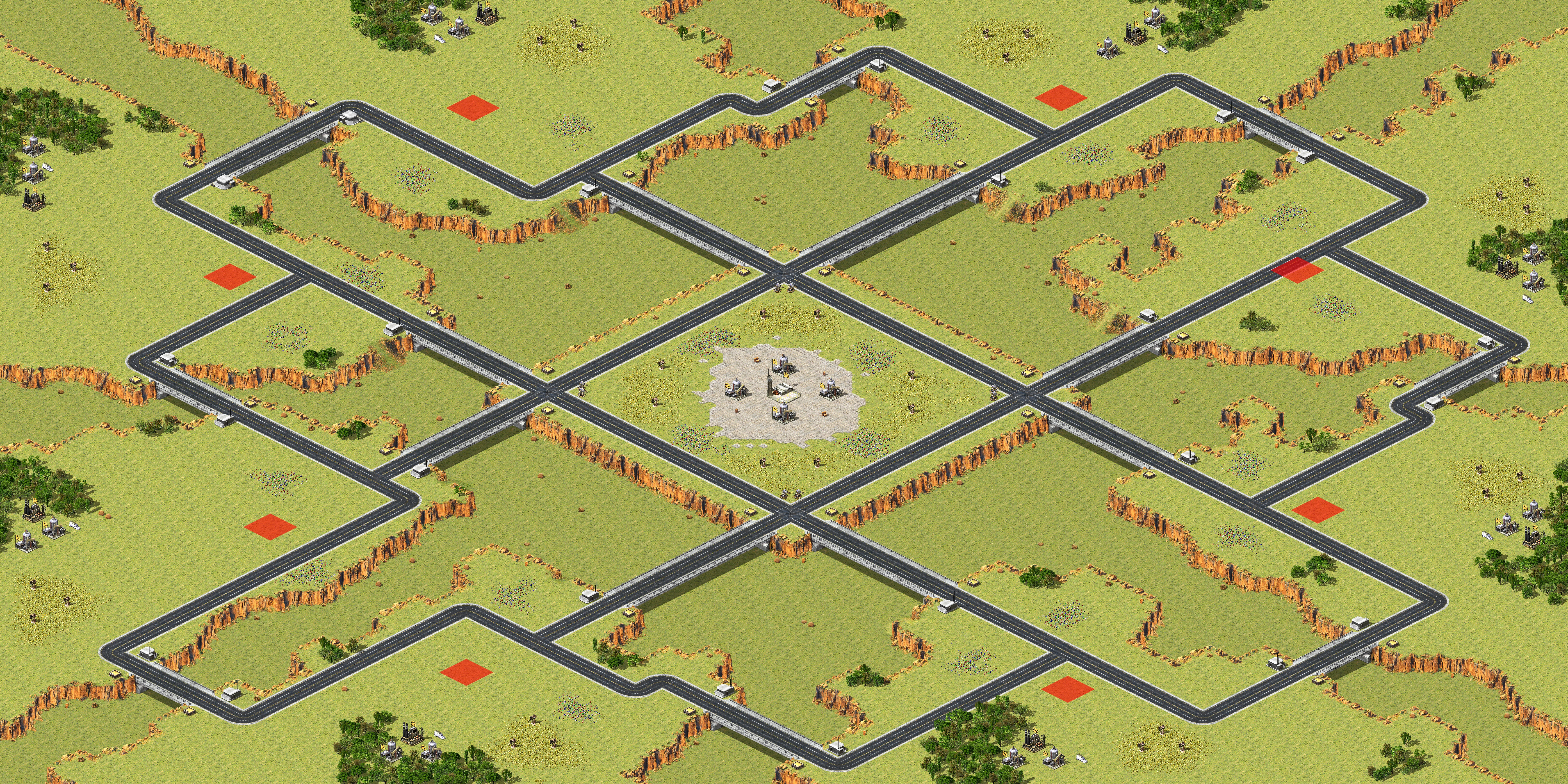 Rendered map: Ore Gardens