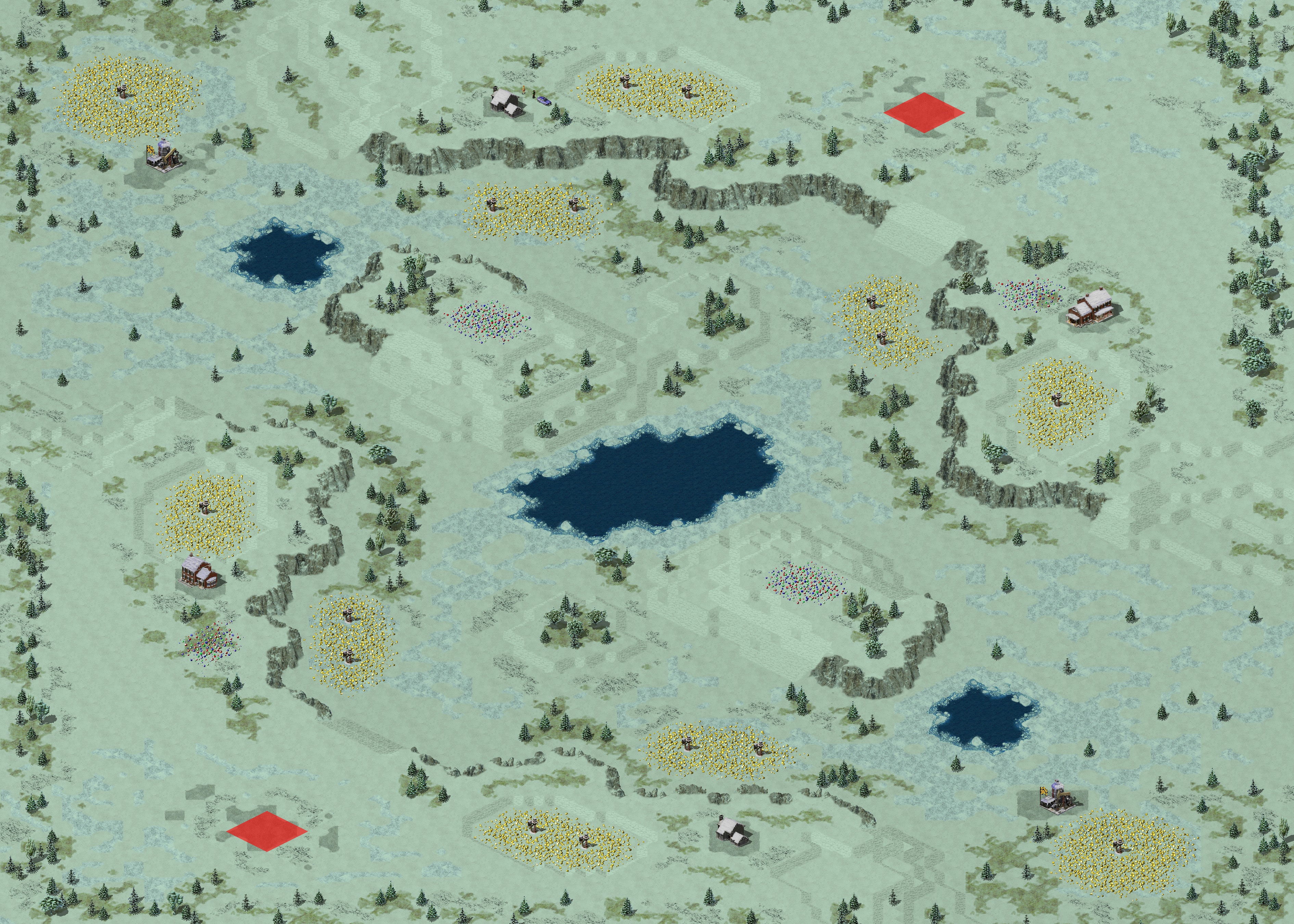 Rendered map: Winter Is Coming
