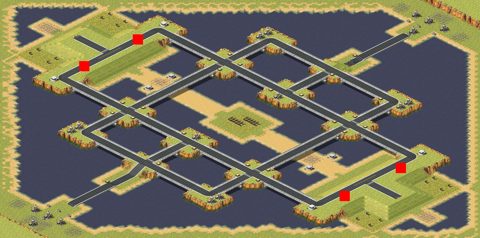 Rendered preview of Wide Road 2v2