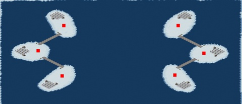 Rendered preview of Butterfly Island 3v3