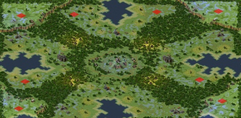Rendered preview of Forest village 1.1