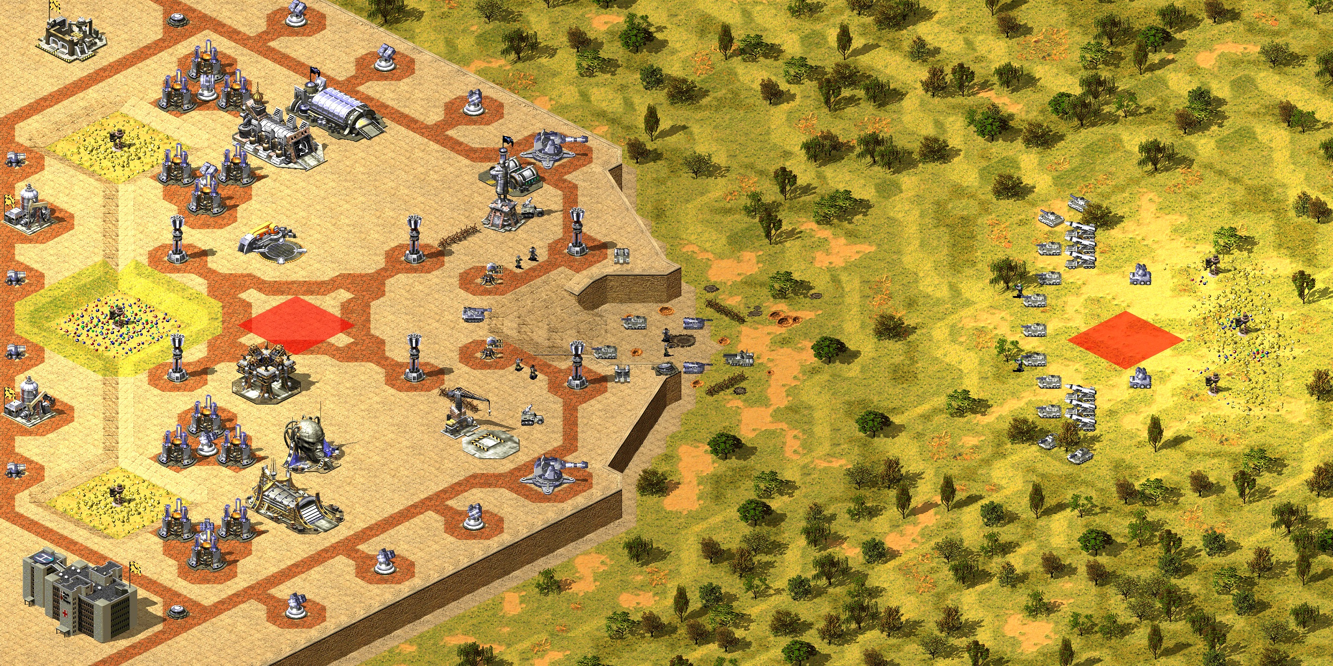 Rendered map: Noobs vs Pros (2)