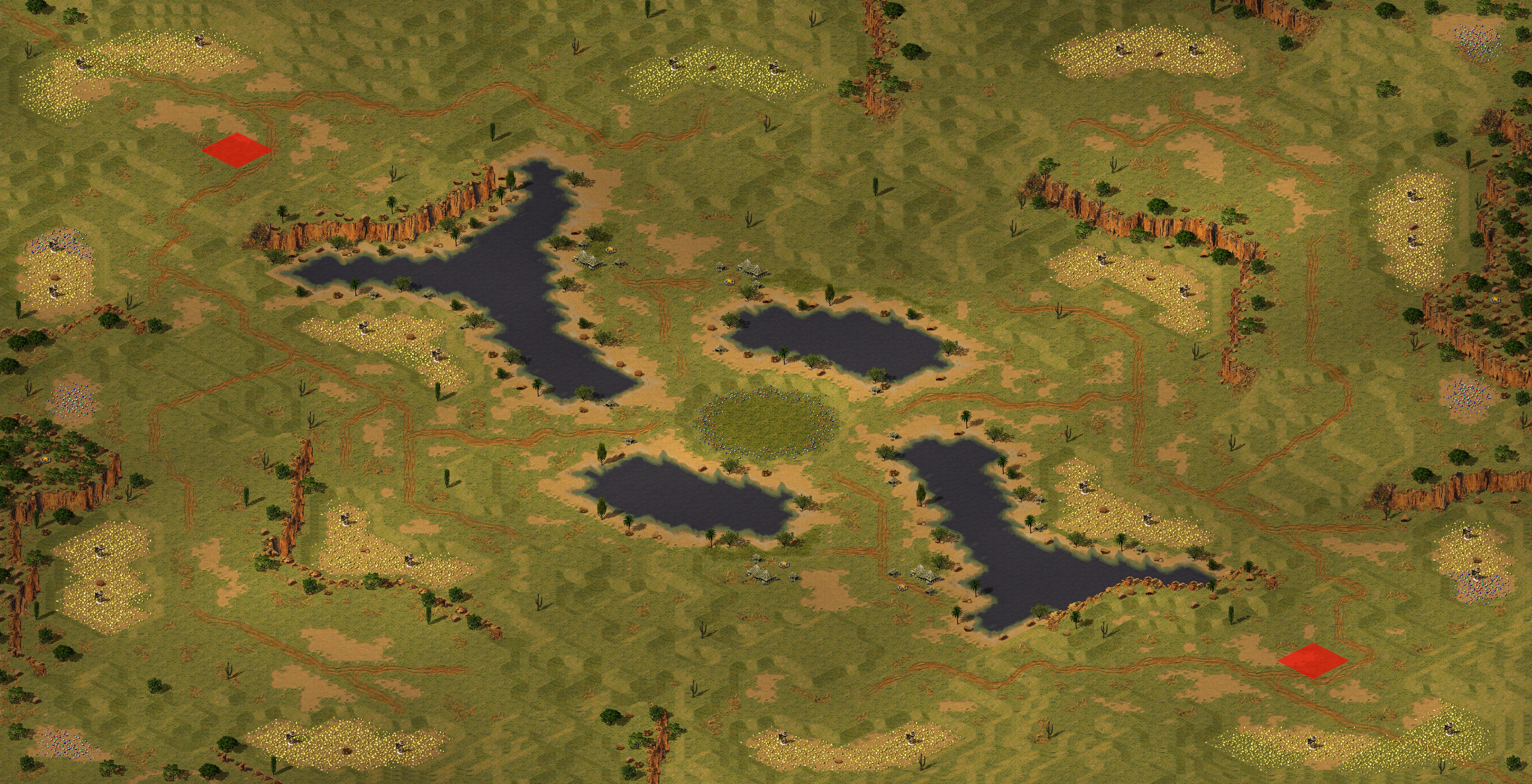 Rendered map: Arabian Oasis (YR Port)