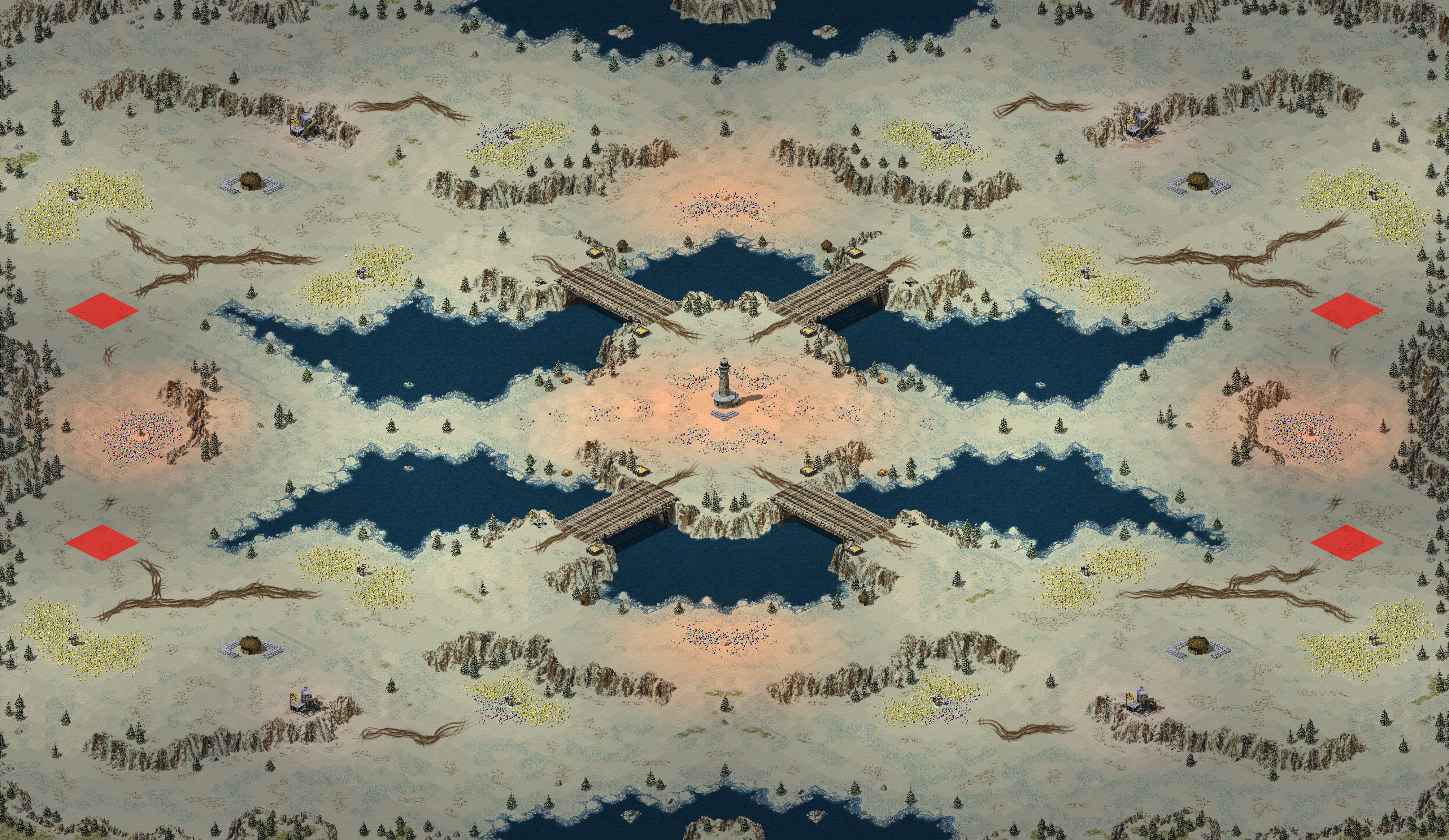 Rendered map: Frozen Fate (YR Port)