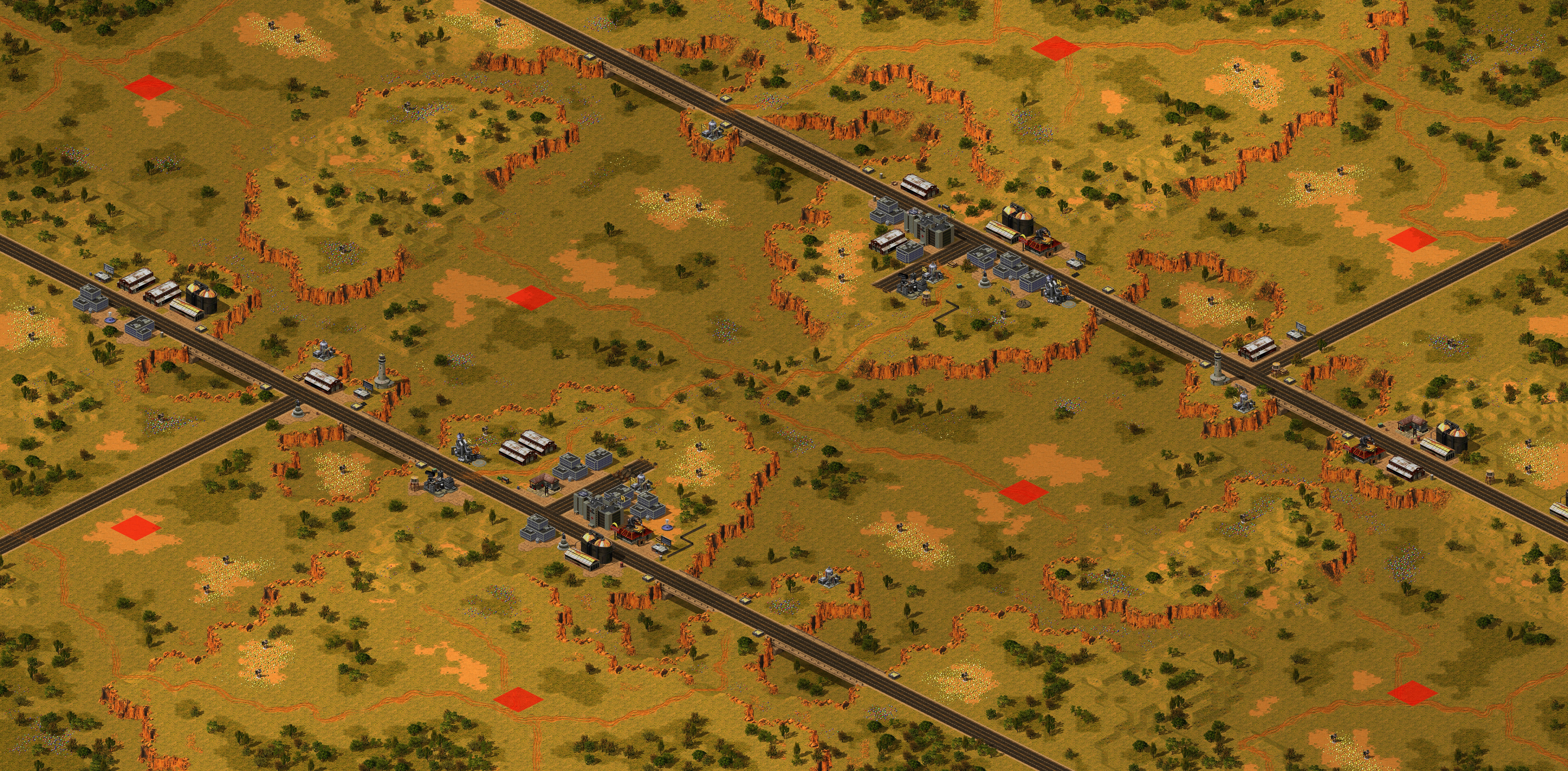Rendered map: Warp Gap Position