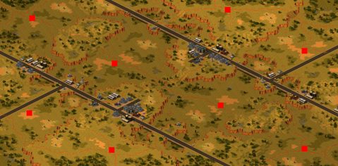 Rendered preview of Warp Gap Position