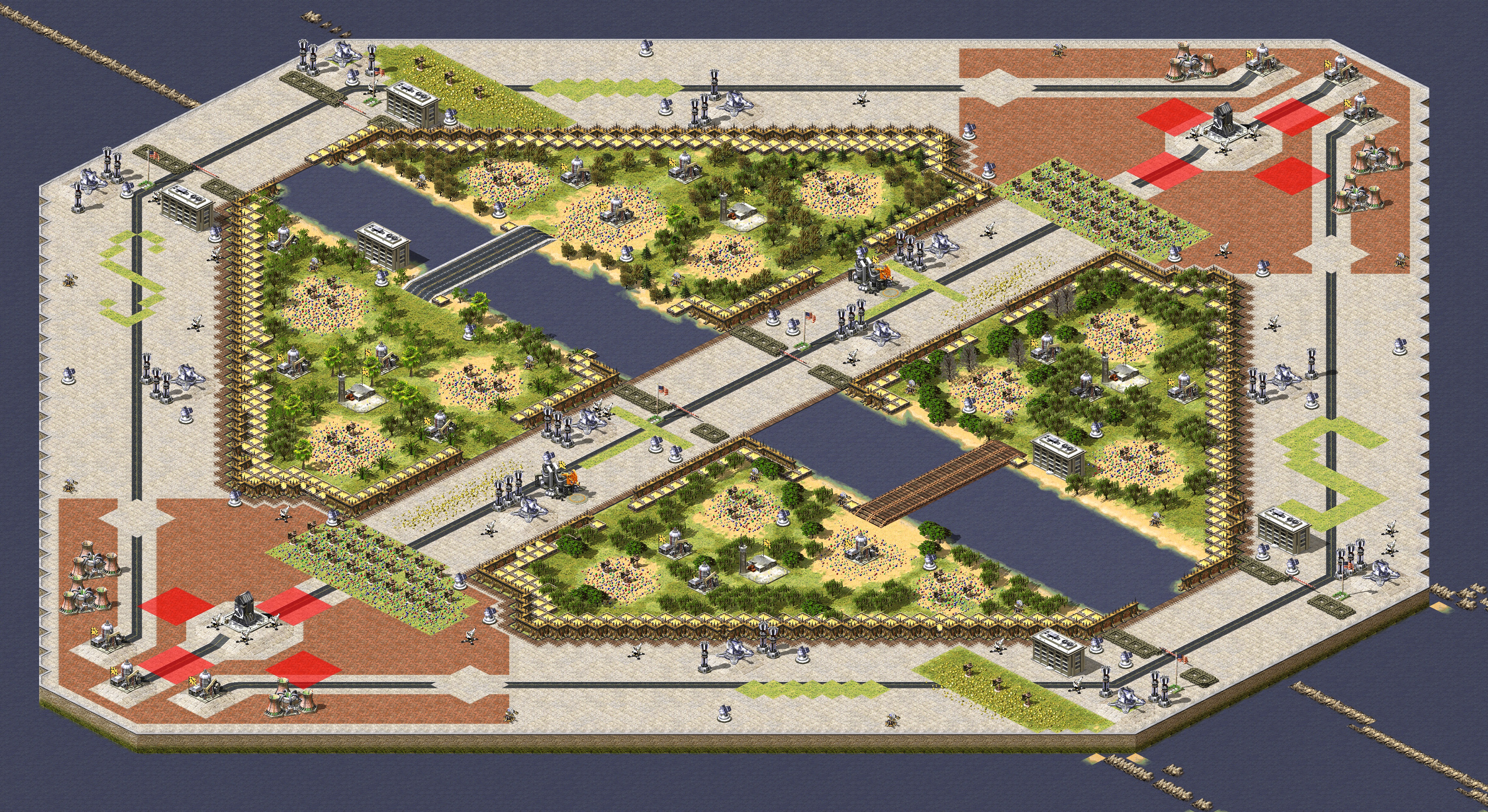 Rendered map: ST1 True - Hero League