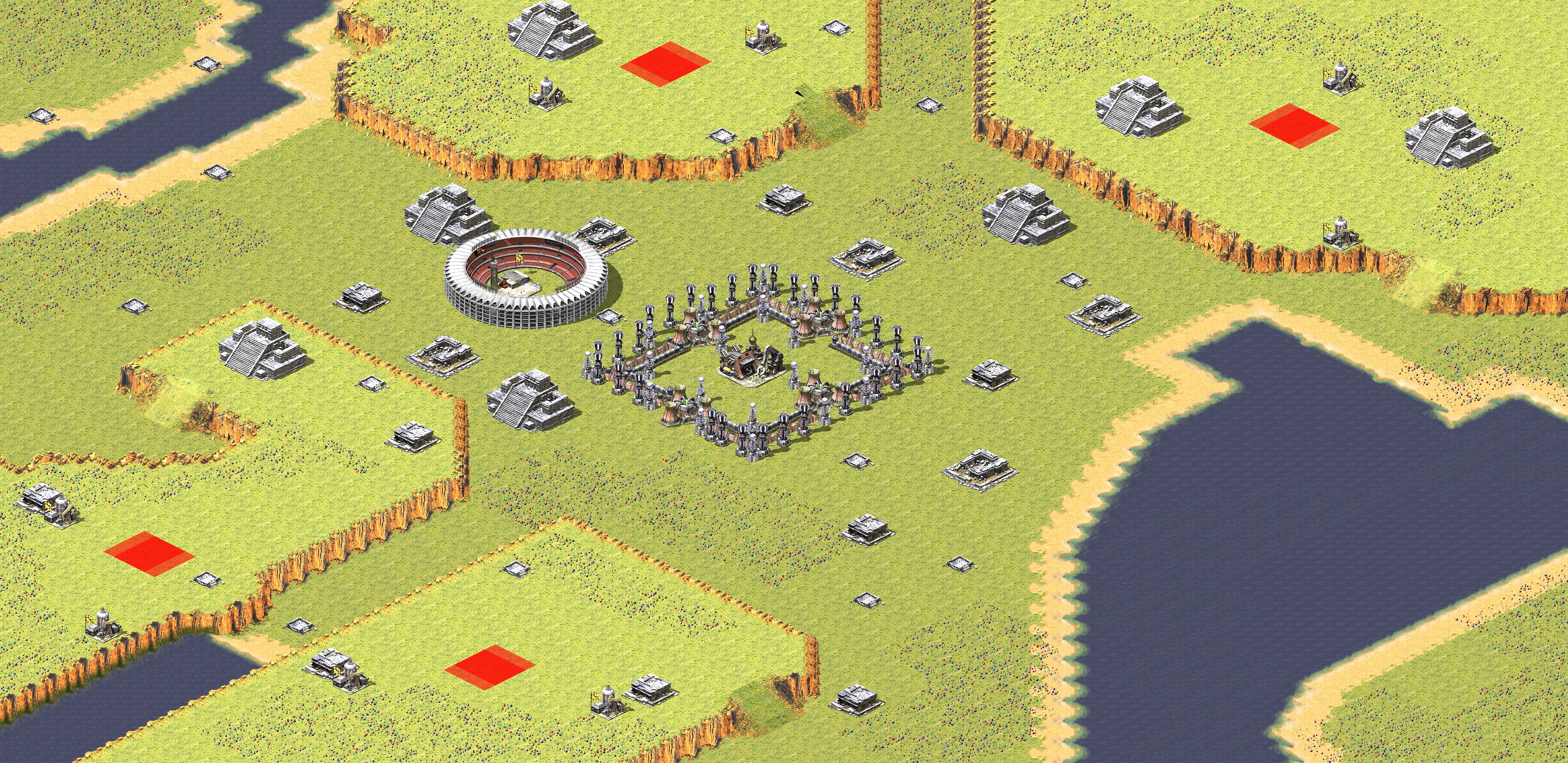 Rendered map: Mayan Temple