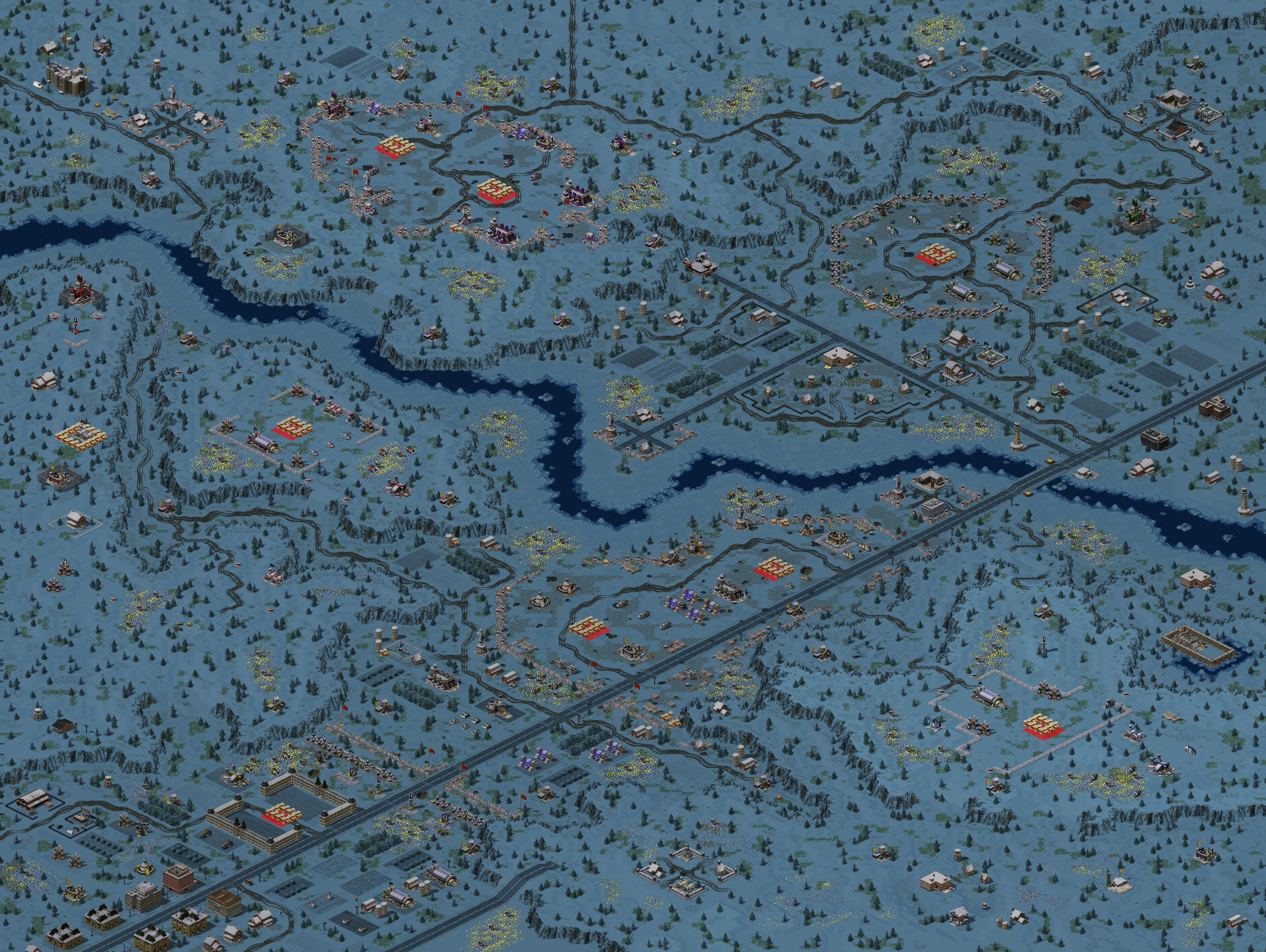 Rendered map: WW2 Kharkov