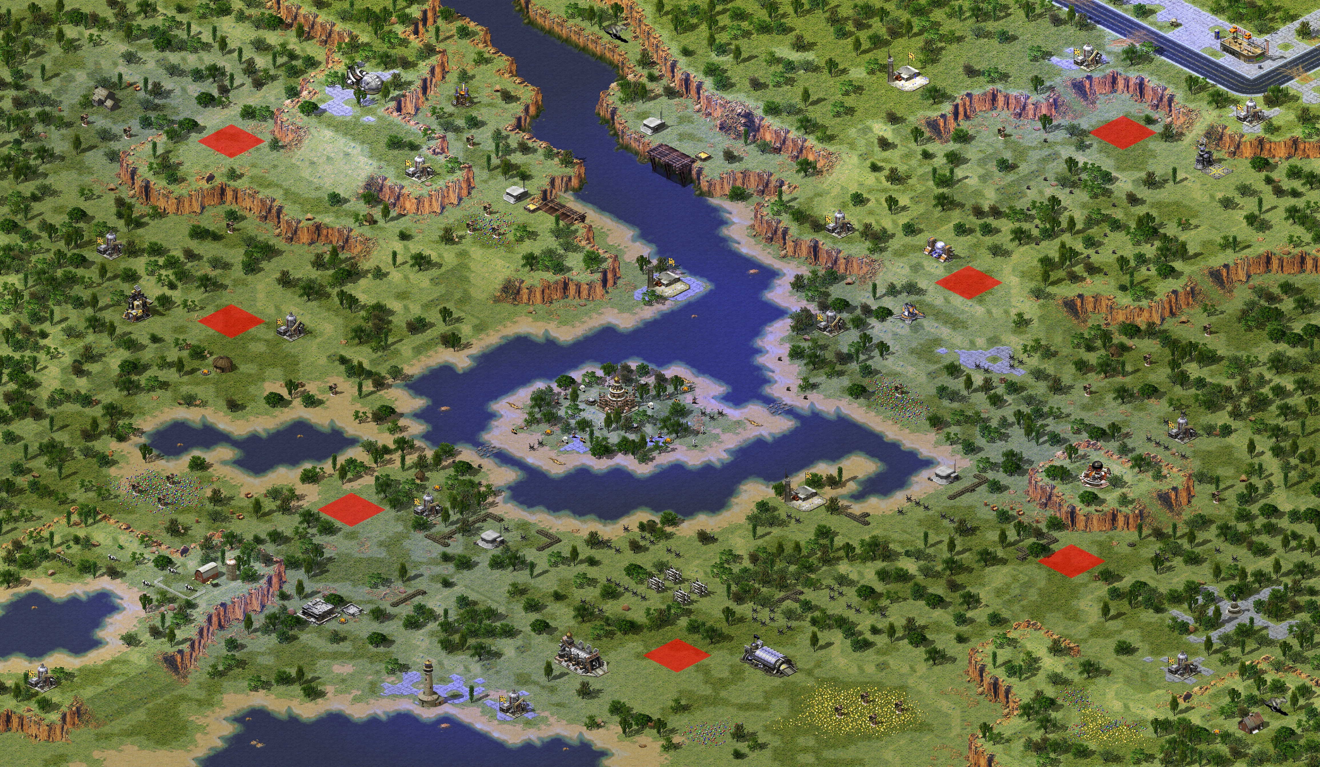 Rendered map: Unfair Patch - Primeval Forest SE