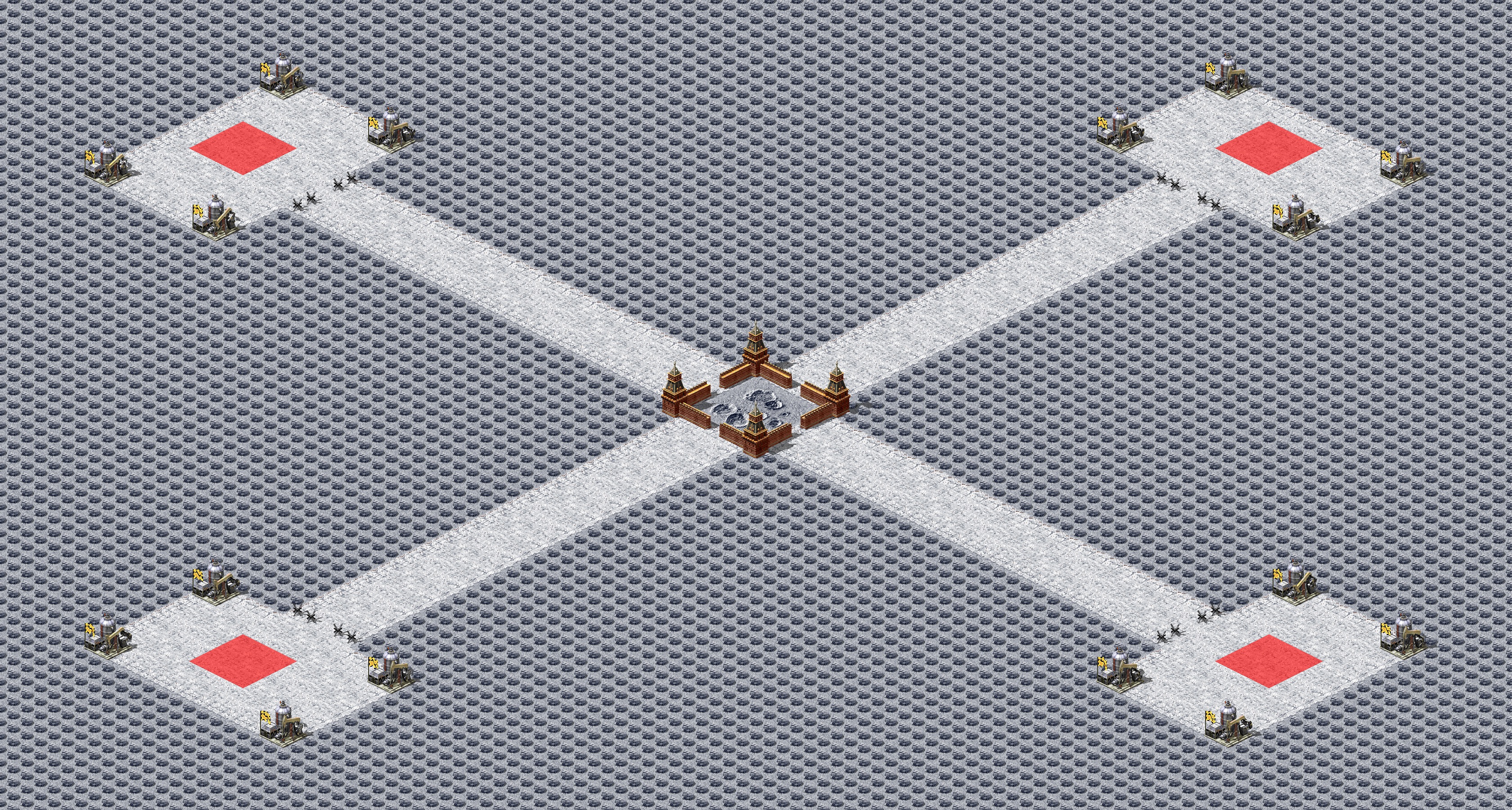 Rendered map: Moon Infantry Base 4
