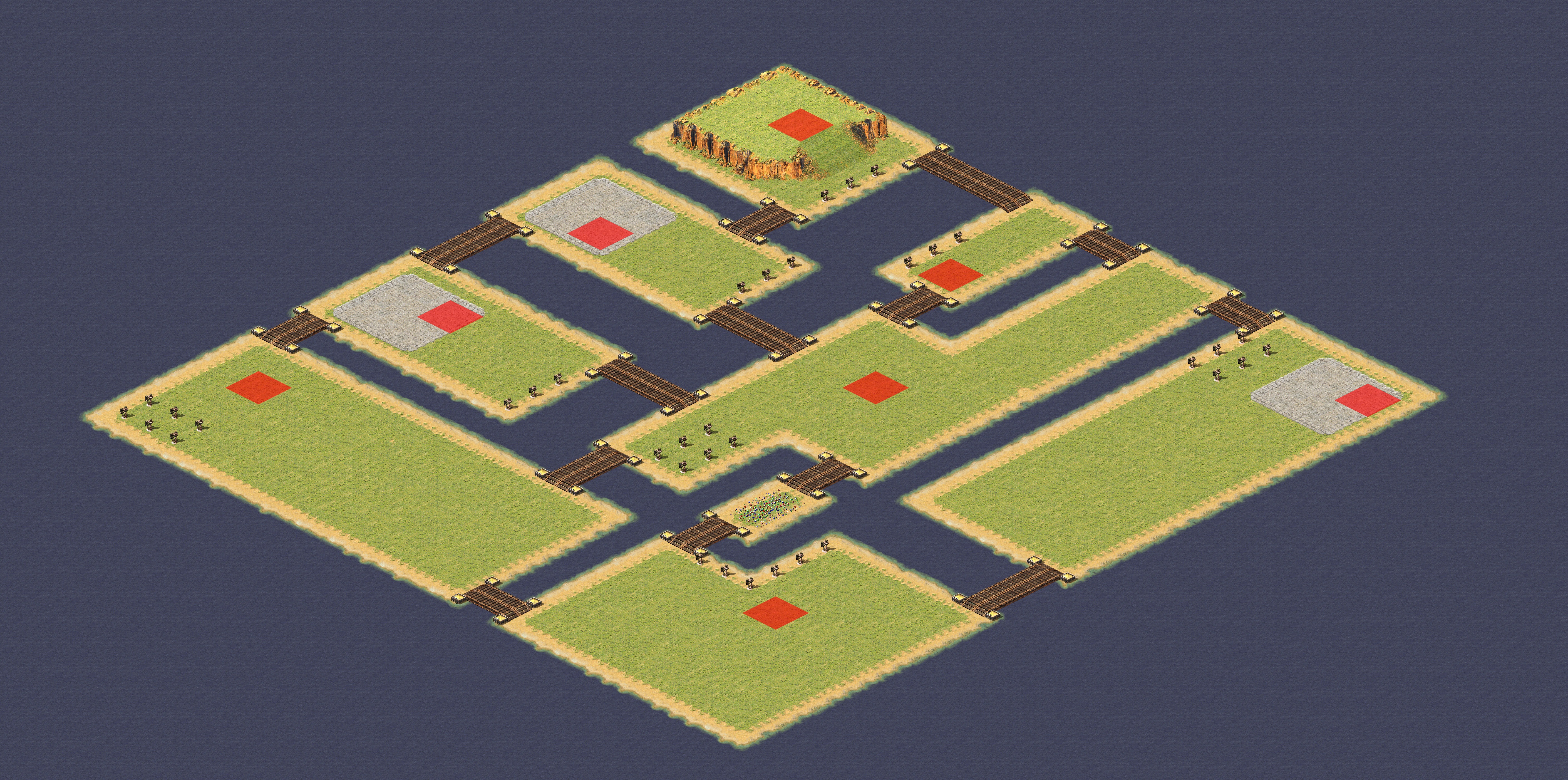 Rendered map: Island Patch of Land