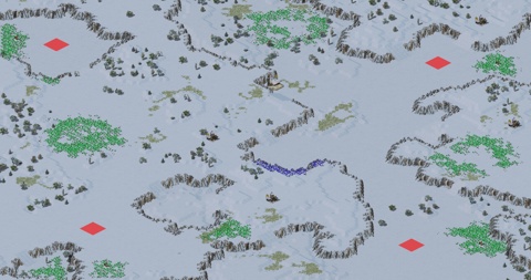 Rendered preview of [RA2] Allied Campaign: European Theater - Map 2