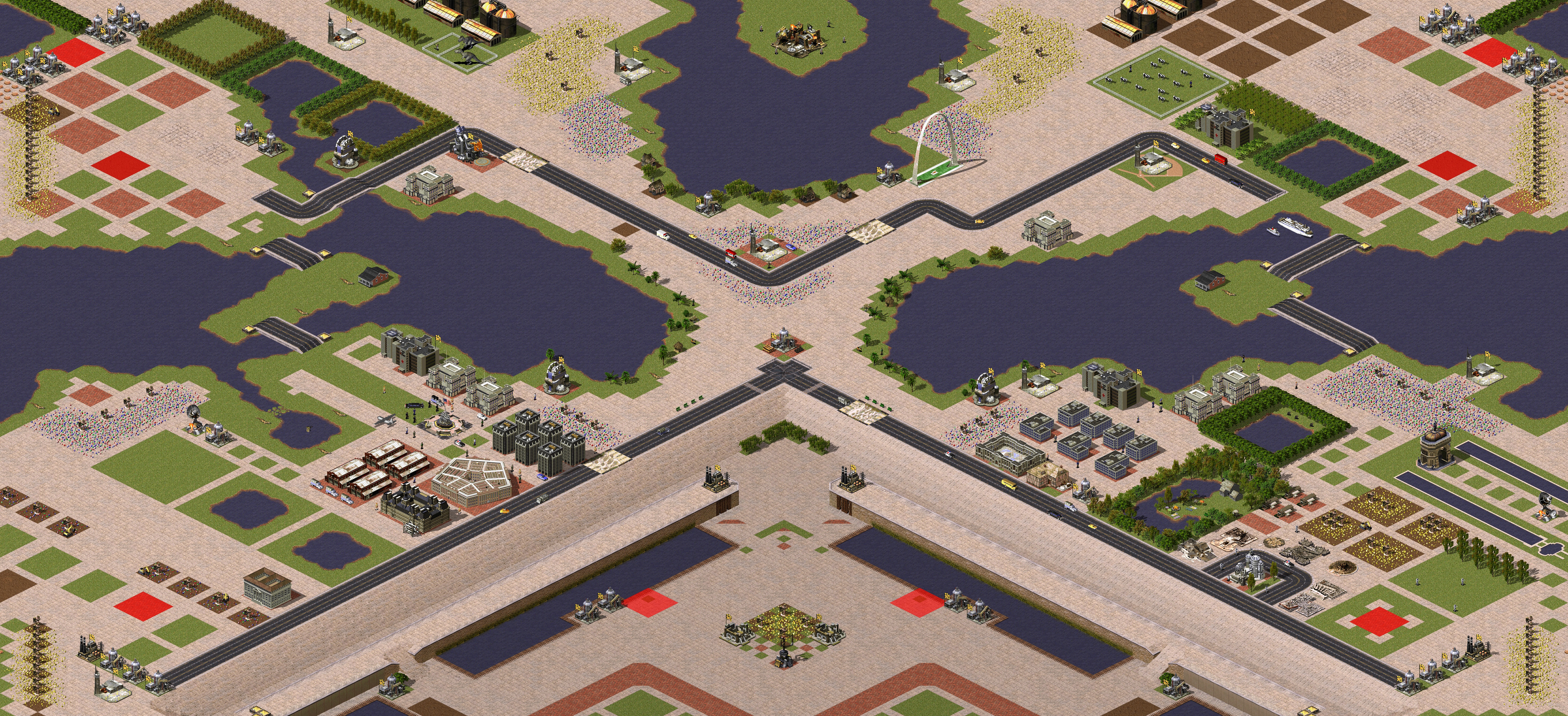 Rendered map: Defend Home