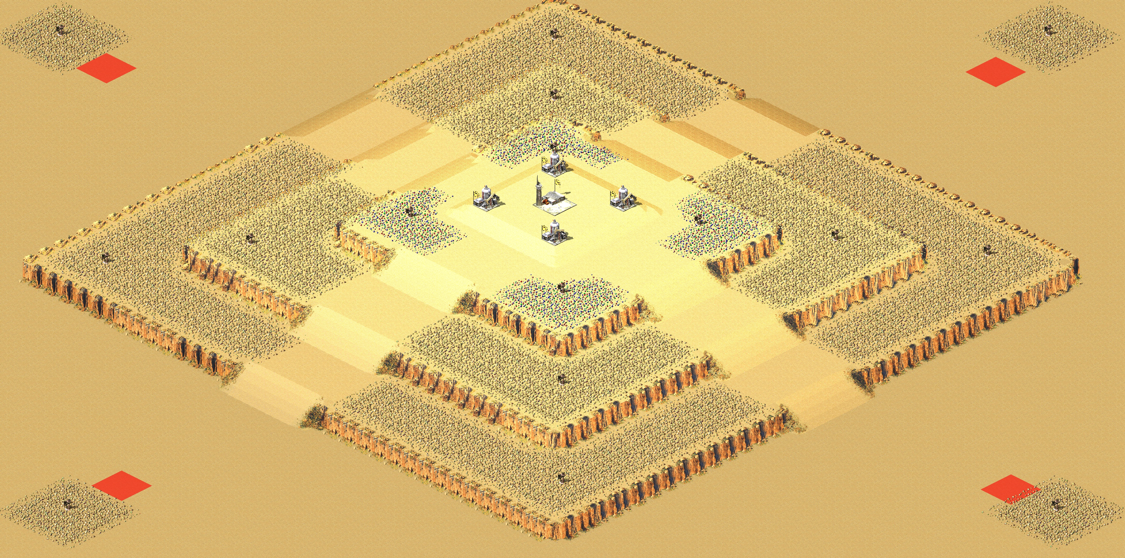 Rendered map: Pyramid Battle