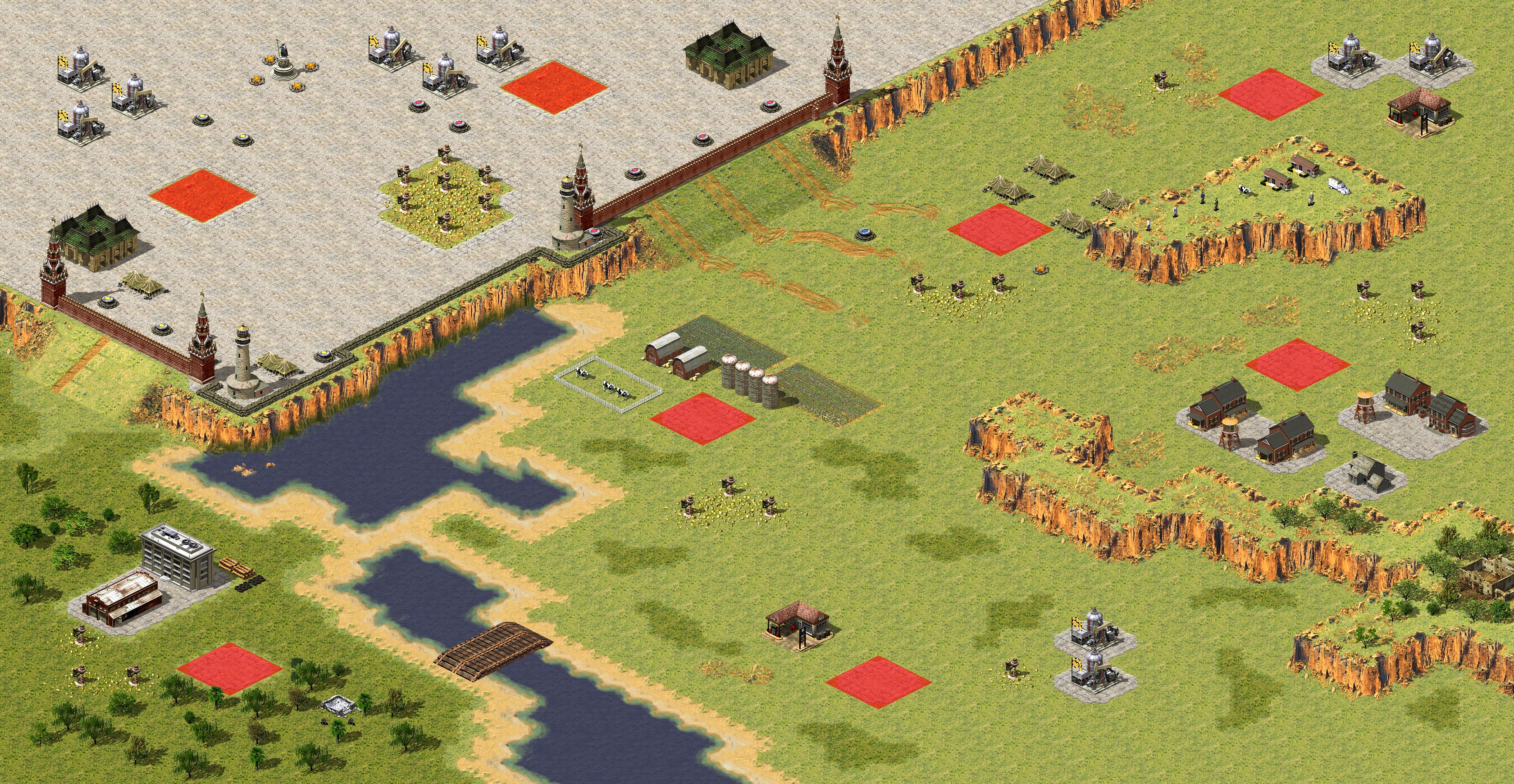 Rendered map: Border Conflict
