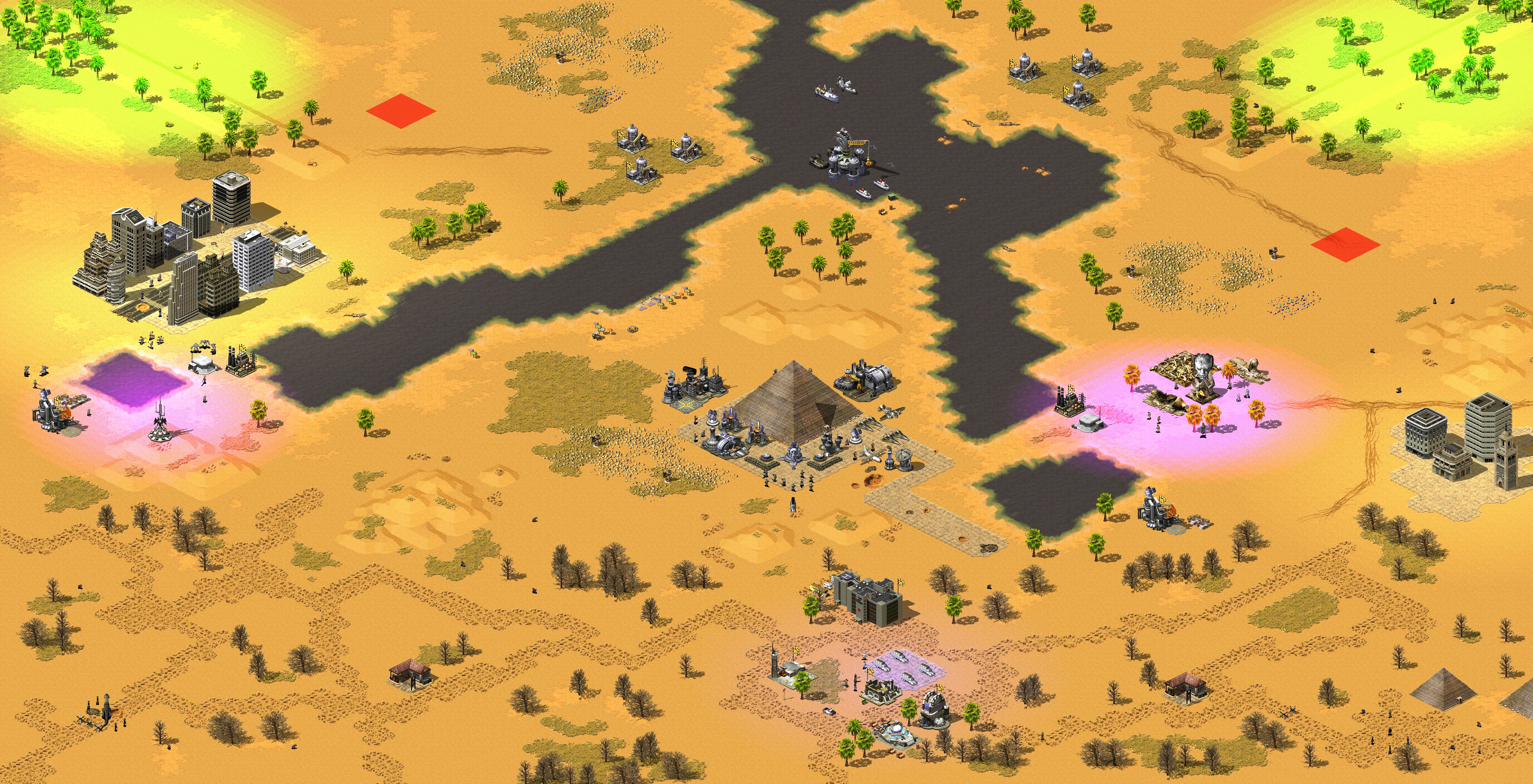 Rendered map: Dean's Desert
