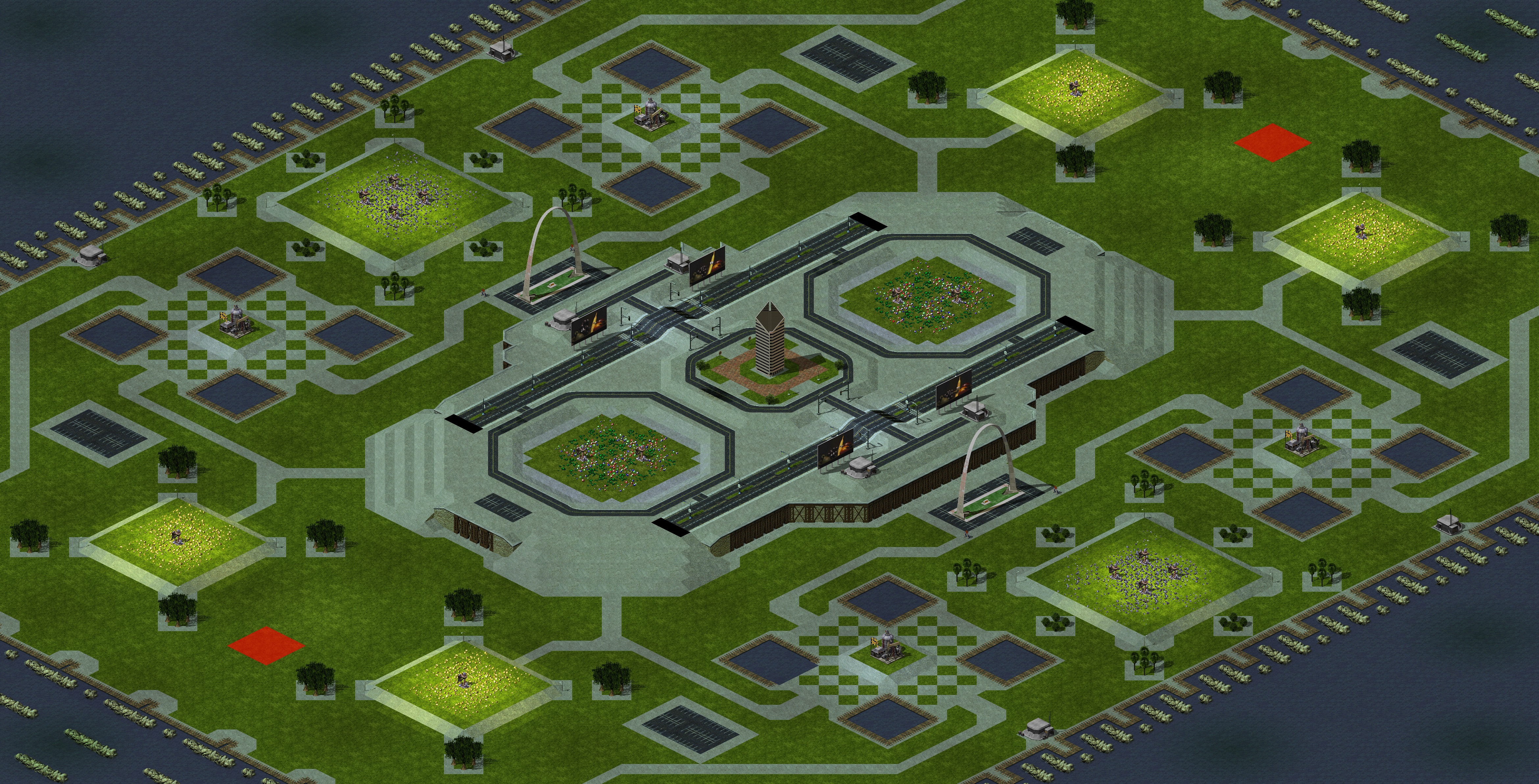 Rendered map: [2] Tournament Tower Redux