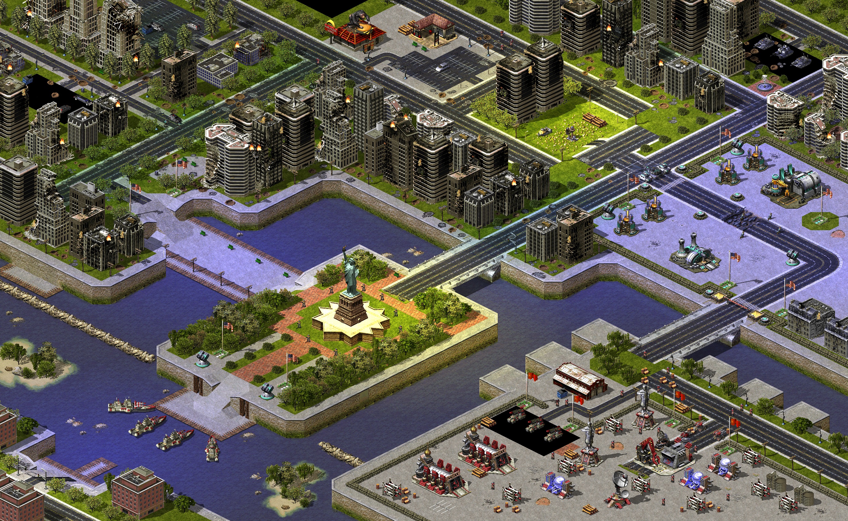 Rendered map: Allied Mission 1: Lone Guardian