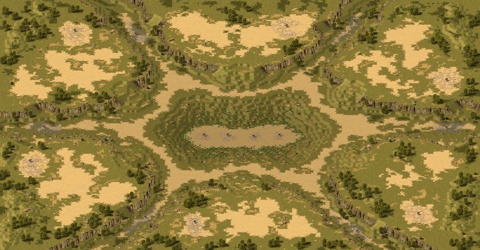 Rendered preview of DEFCON 6 (2-6) (Land Rush)