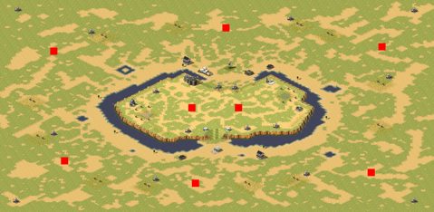 Rendered preview of Sorrounded by Hyenas (2vs6)