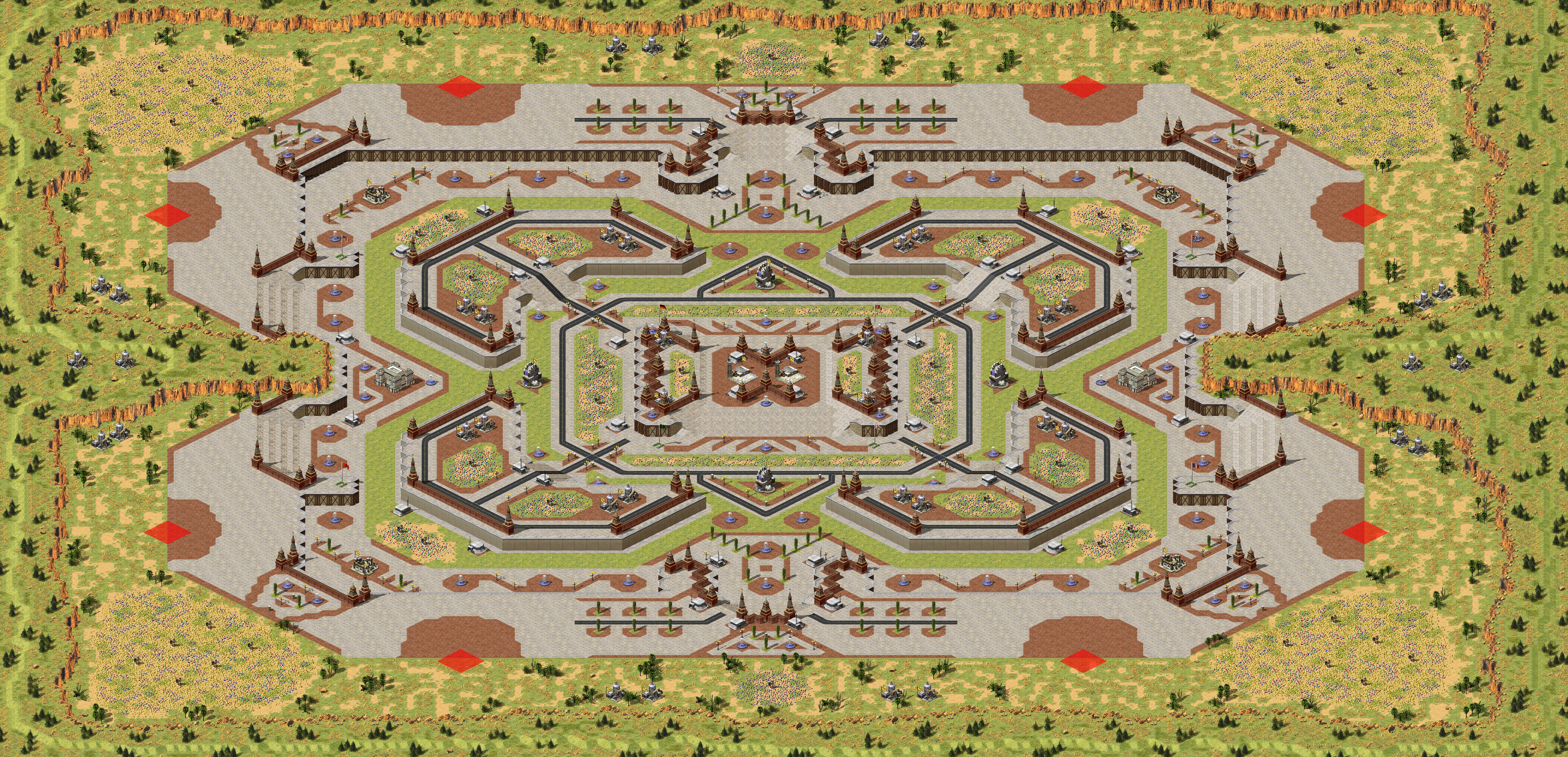 Rendered map: Central Quad