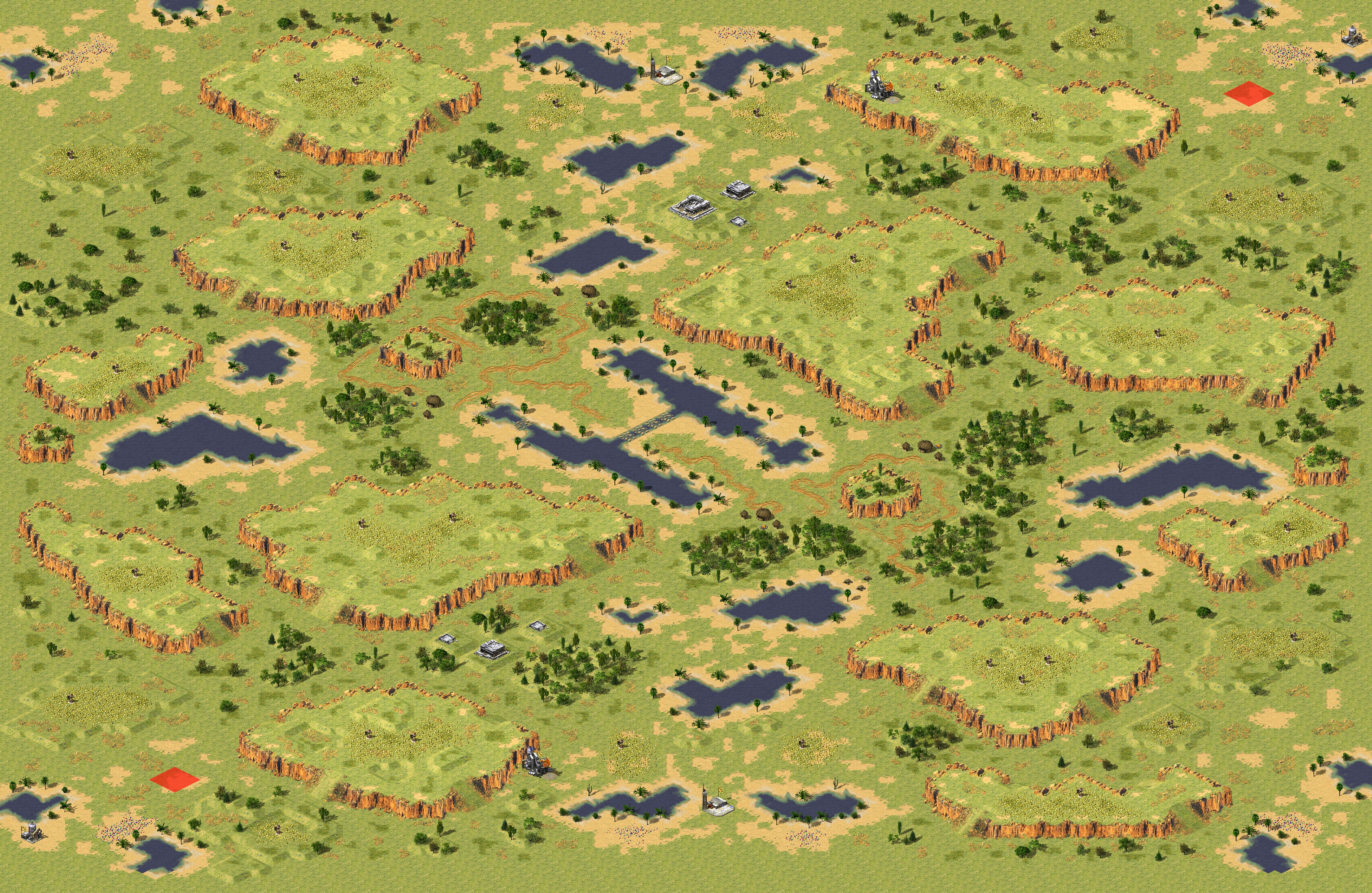 Rendered map: H20 2.2 1v1 play test