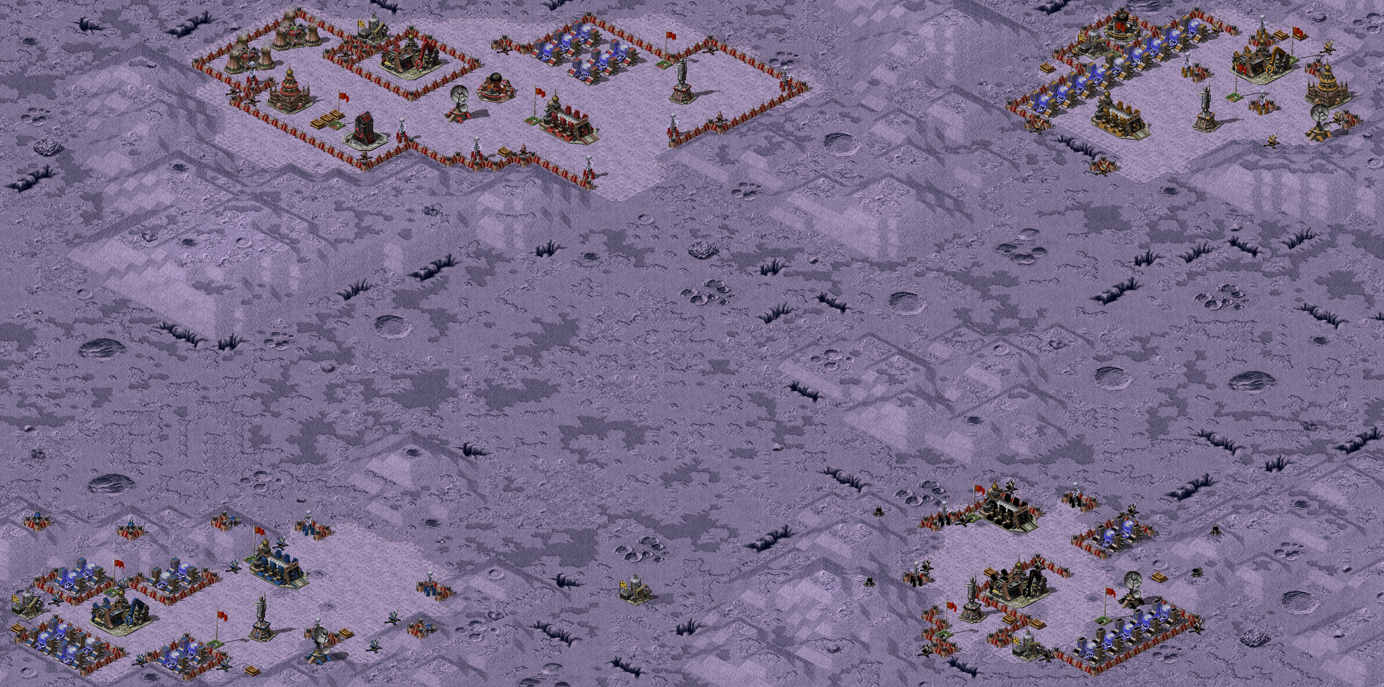 Rendered map: Moonbase Assault