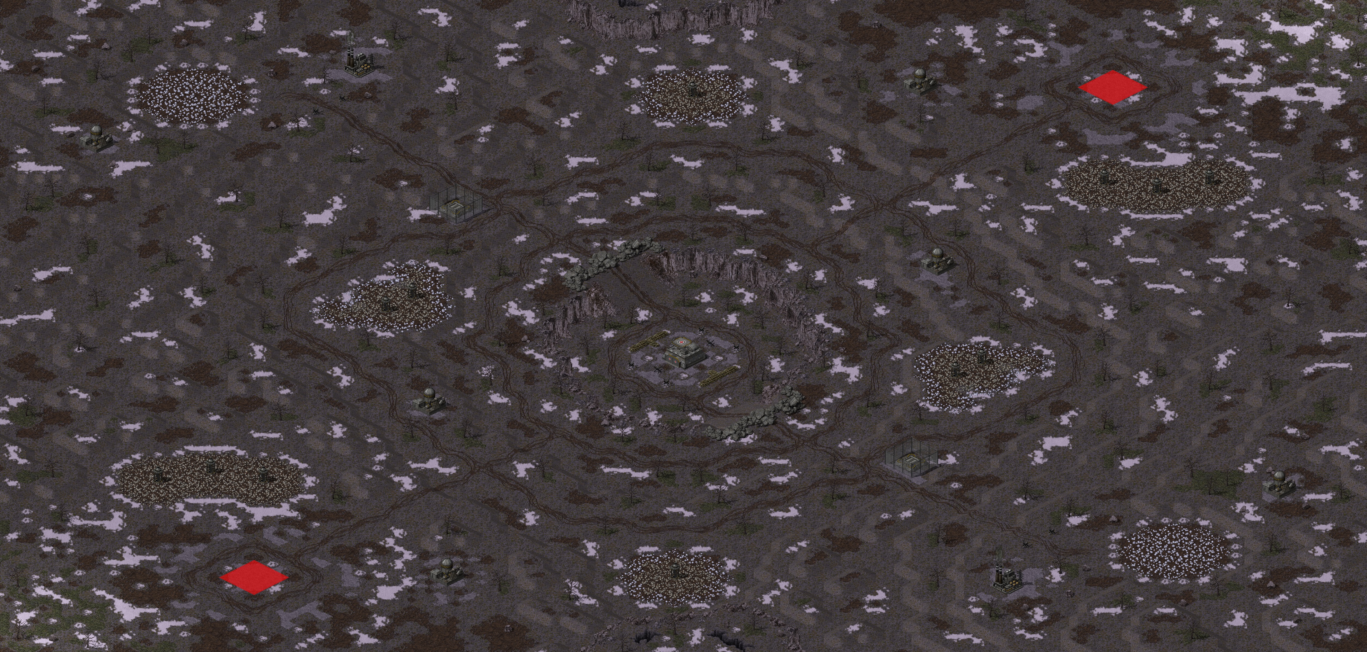 Rendered map: Snowpiercer