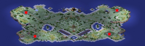 Rendered preview of Echo Island 2v2