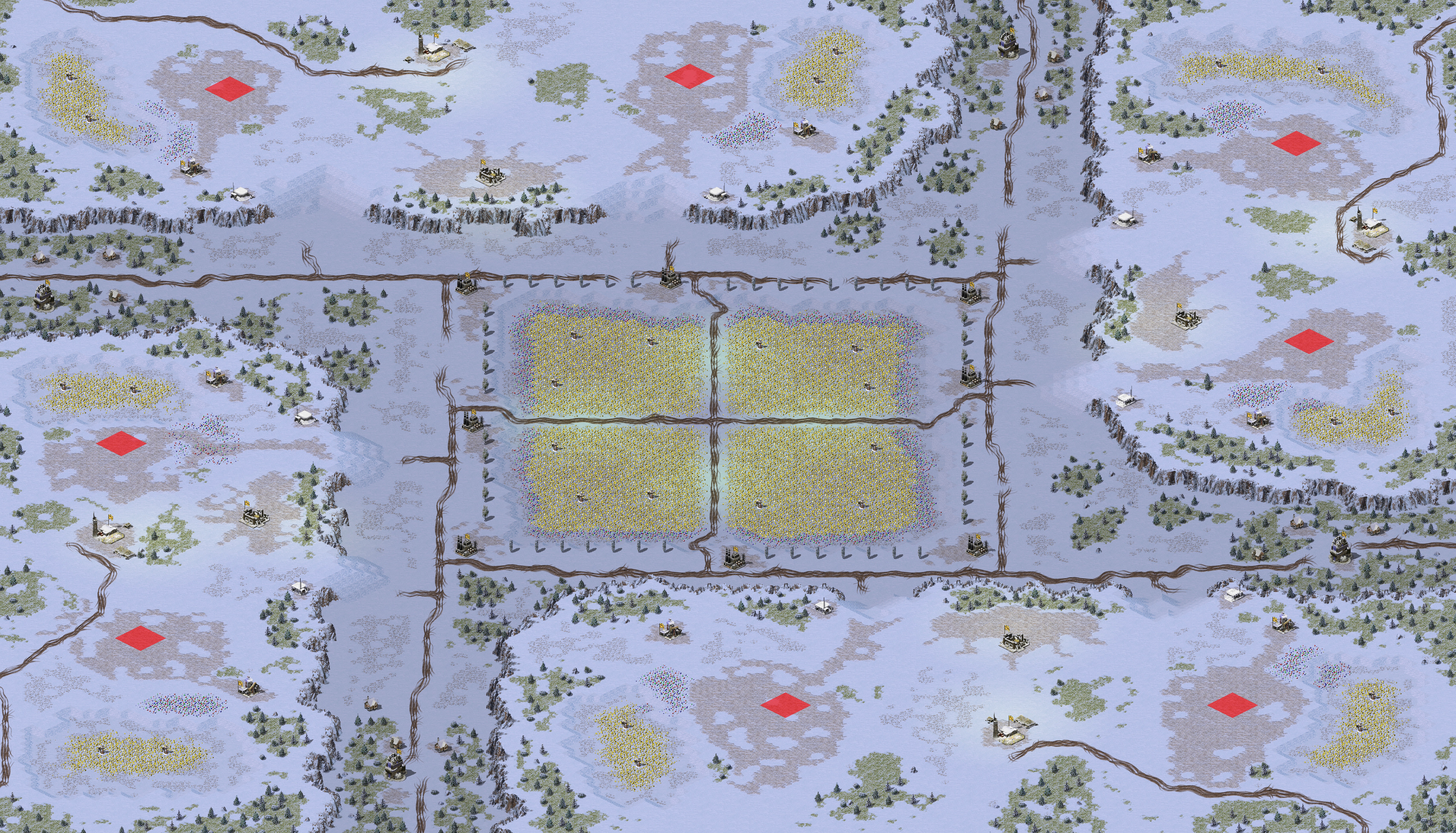 Rendered map: Buffed - Yellow Snow Garden