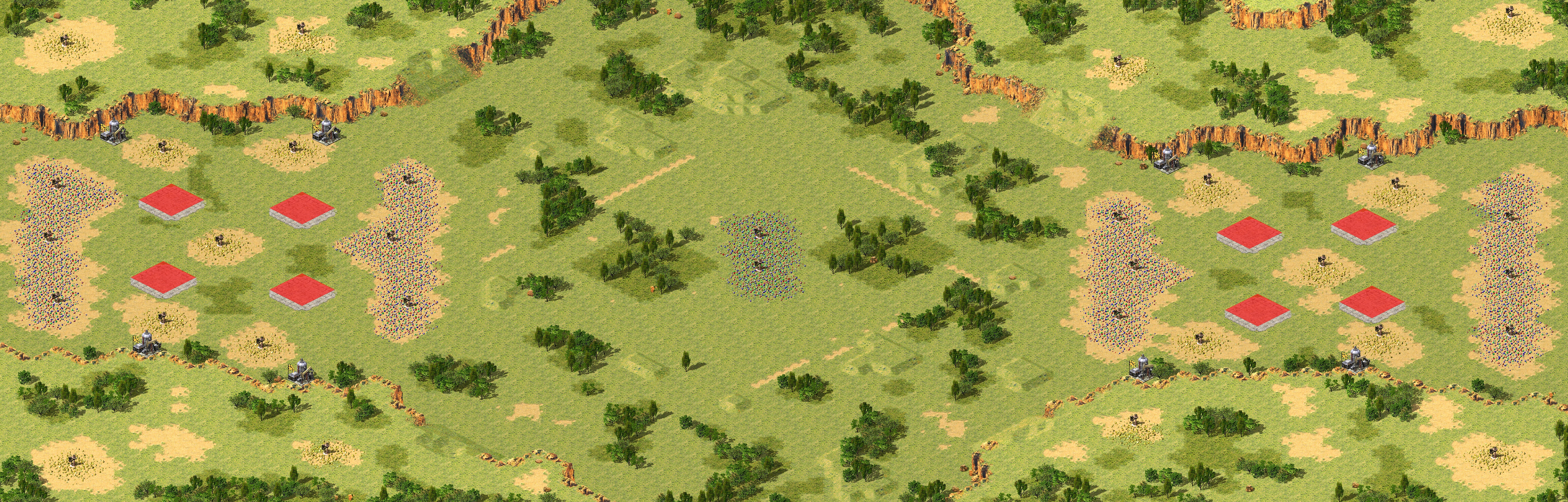 Rendered map: Attack & Defense 4v4