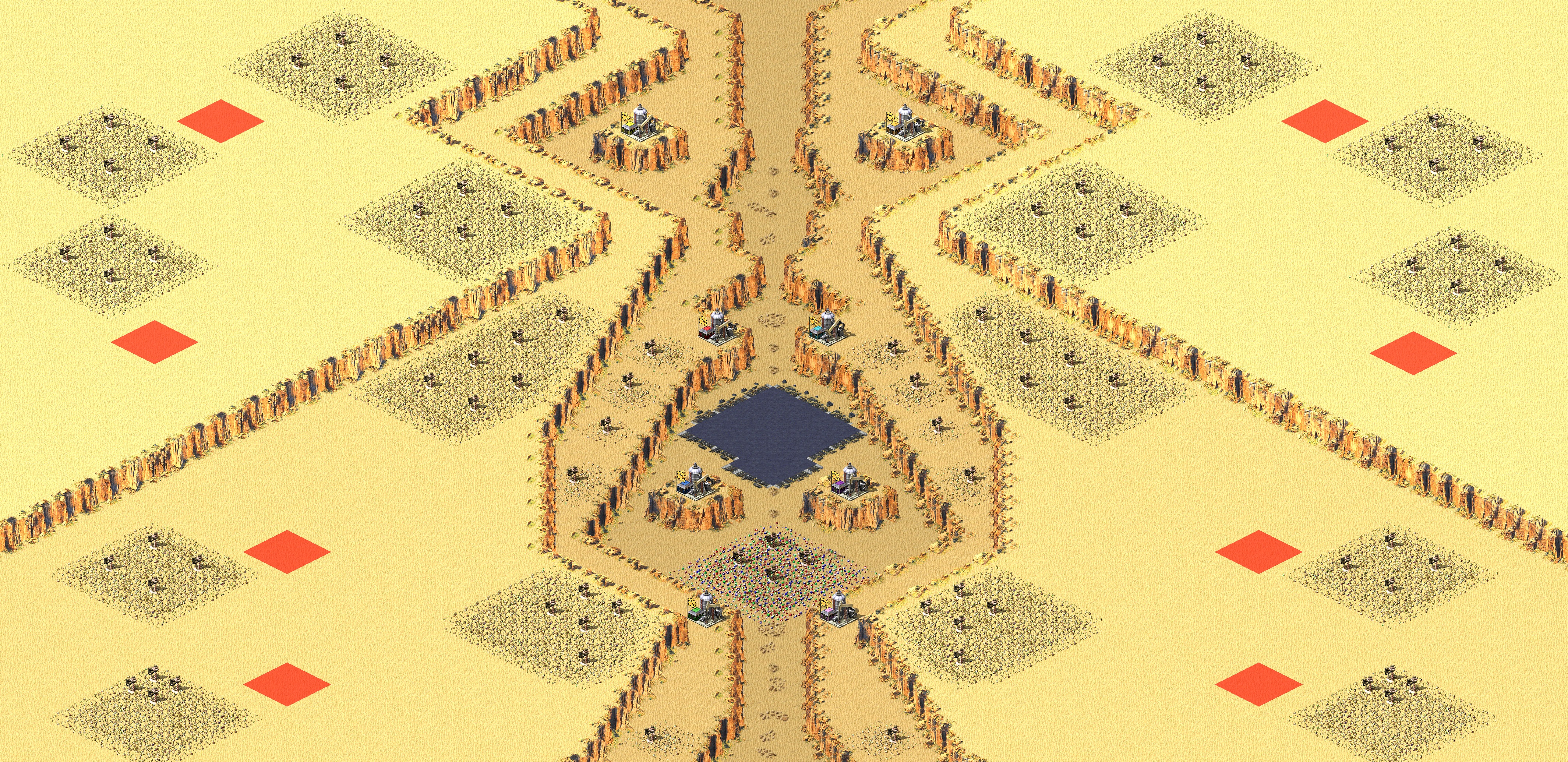 Rendered map: Chasm Temporal 4v4