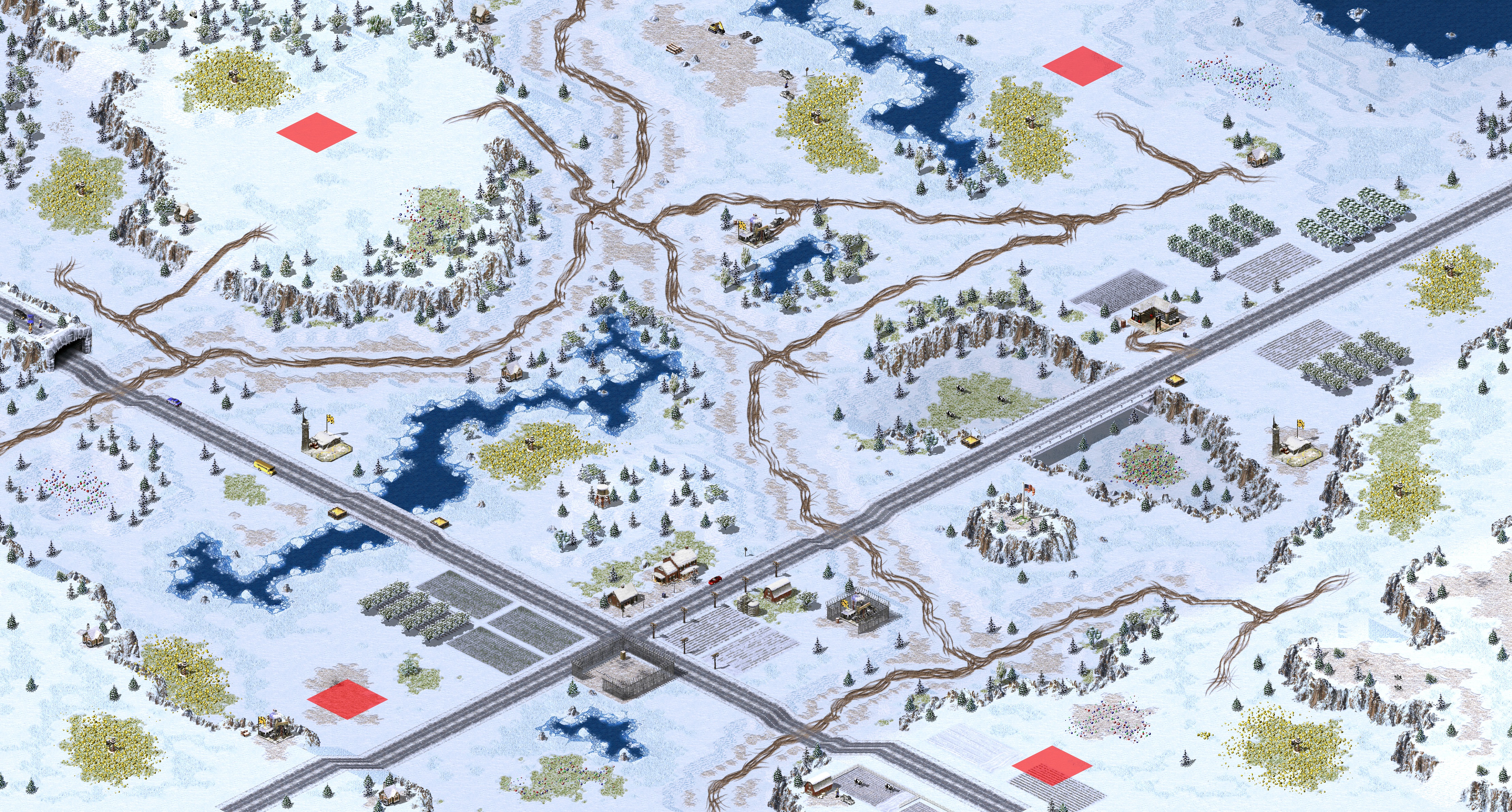 Rendered map: Yellowstone