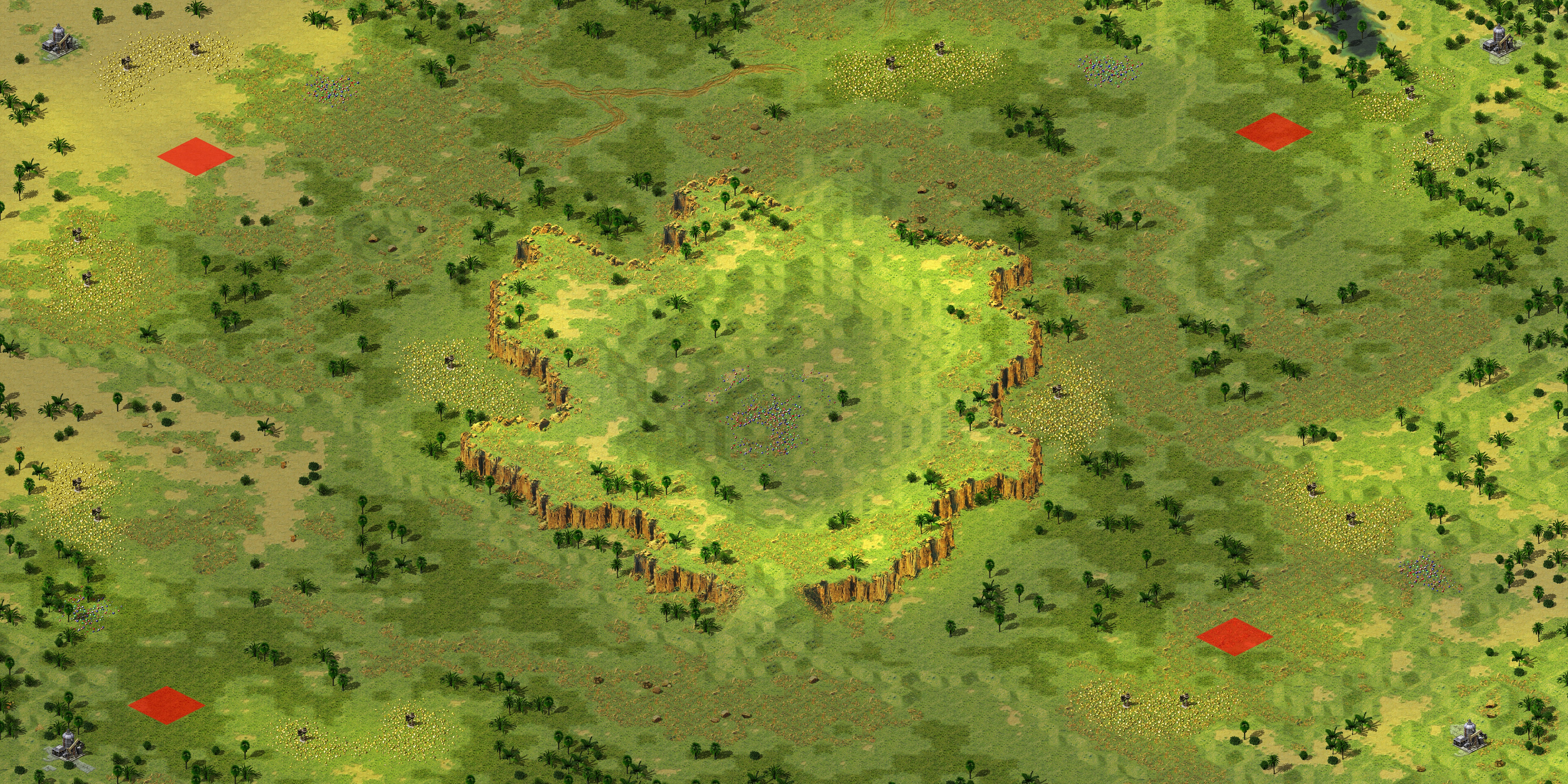 Rendered map: Divide and Conquer